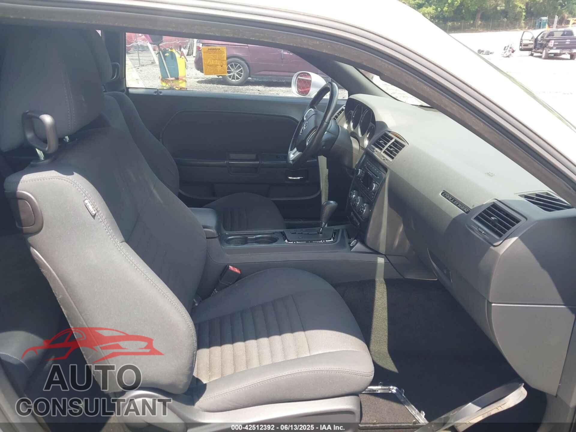 DODGE CHALLENGER 2012 - 2C3CDYAG3CH243592