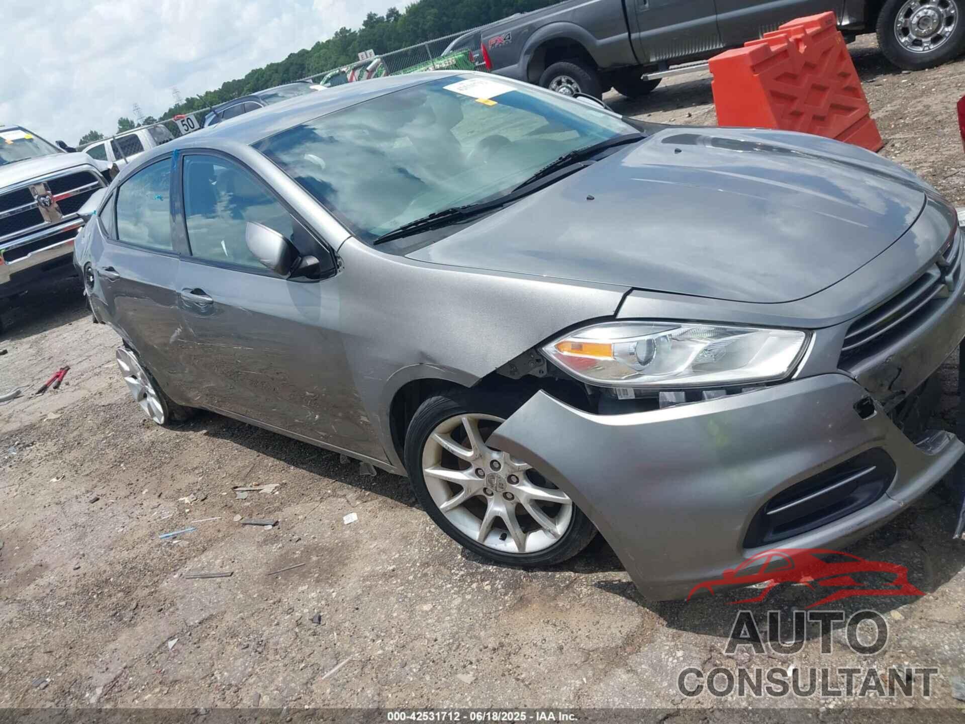 DODGE DART 2013 - 1C3CDFBA9DD136656
