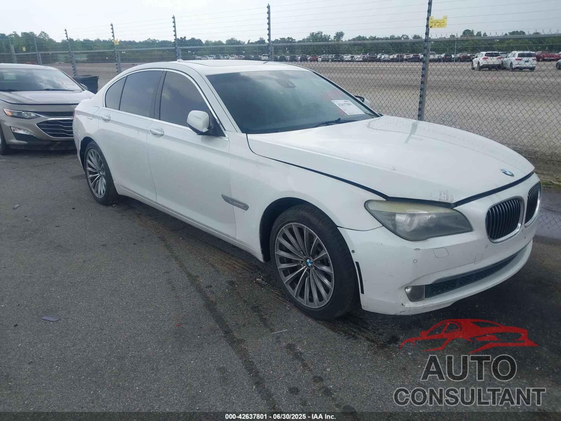 BMW 750I 2011 - WBAKA8C56BCY37281