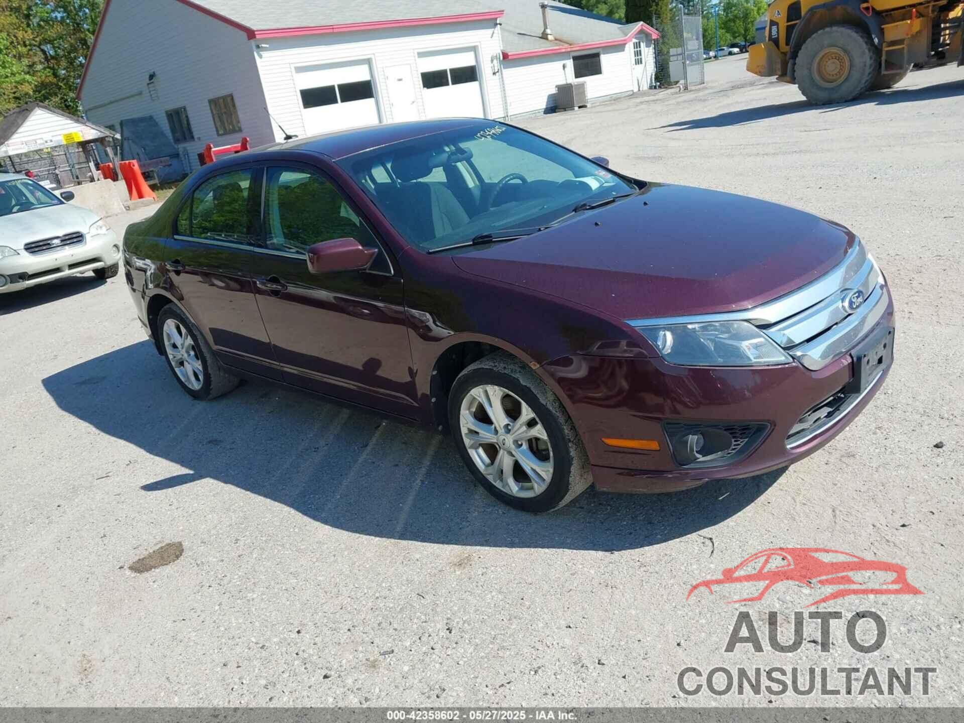 FORD FUSION 2012 - 3FAHP0HA3CR305868