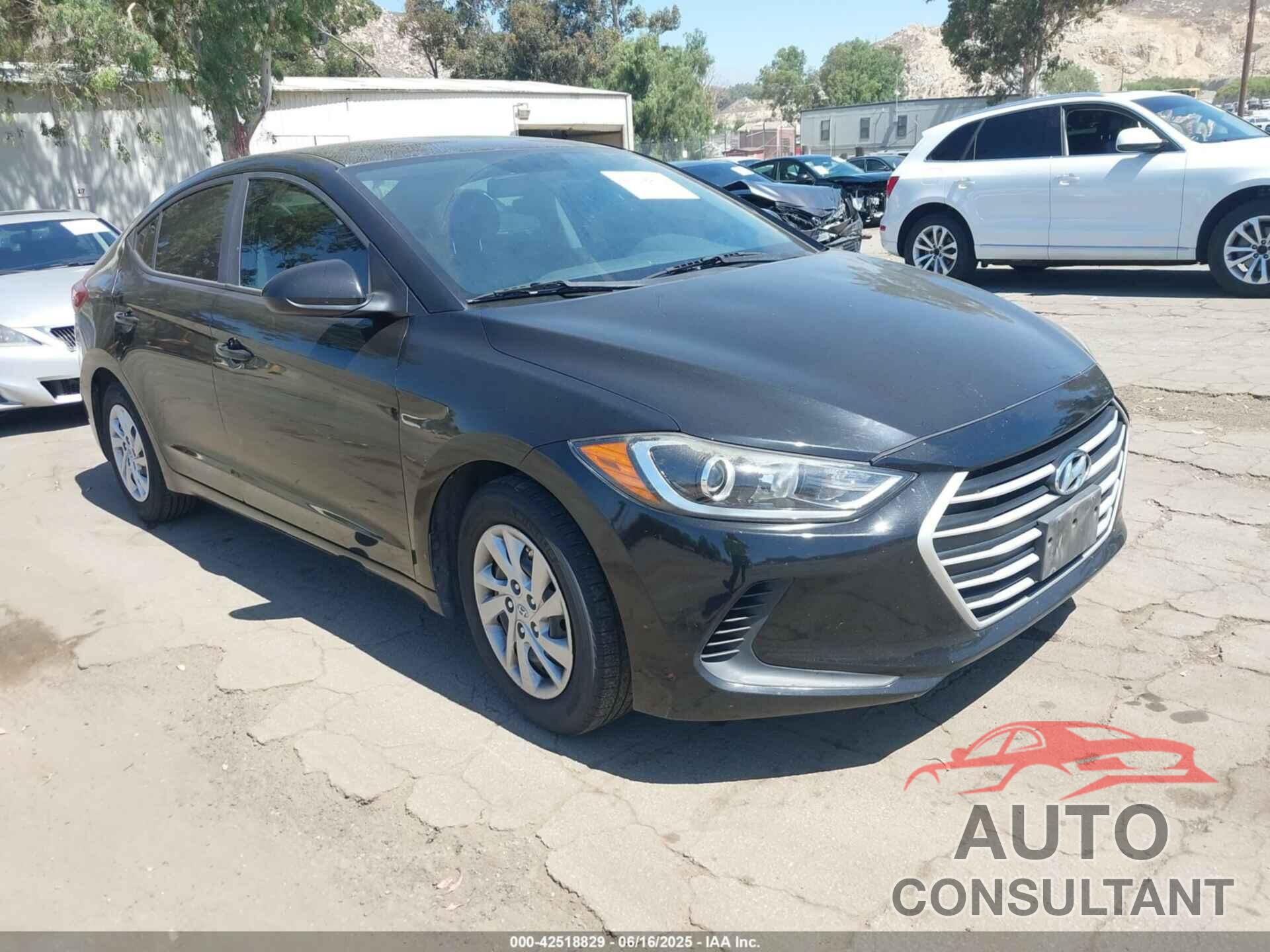 HYUNDAI ELANTRA 2017 - KMHD74LF5HU347490