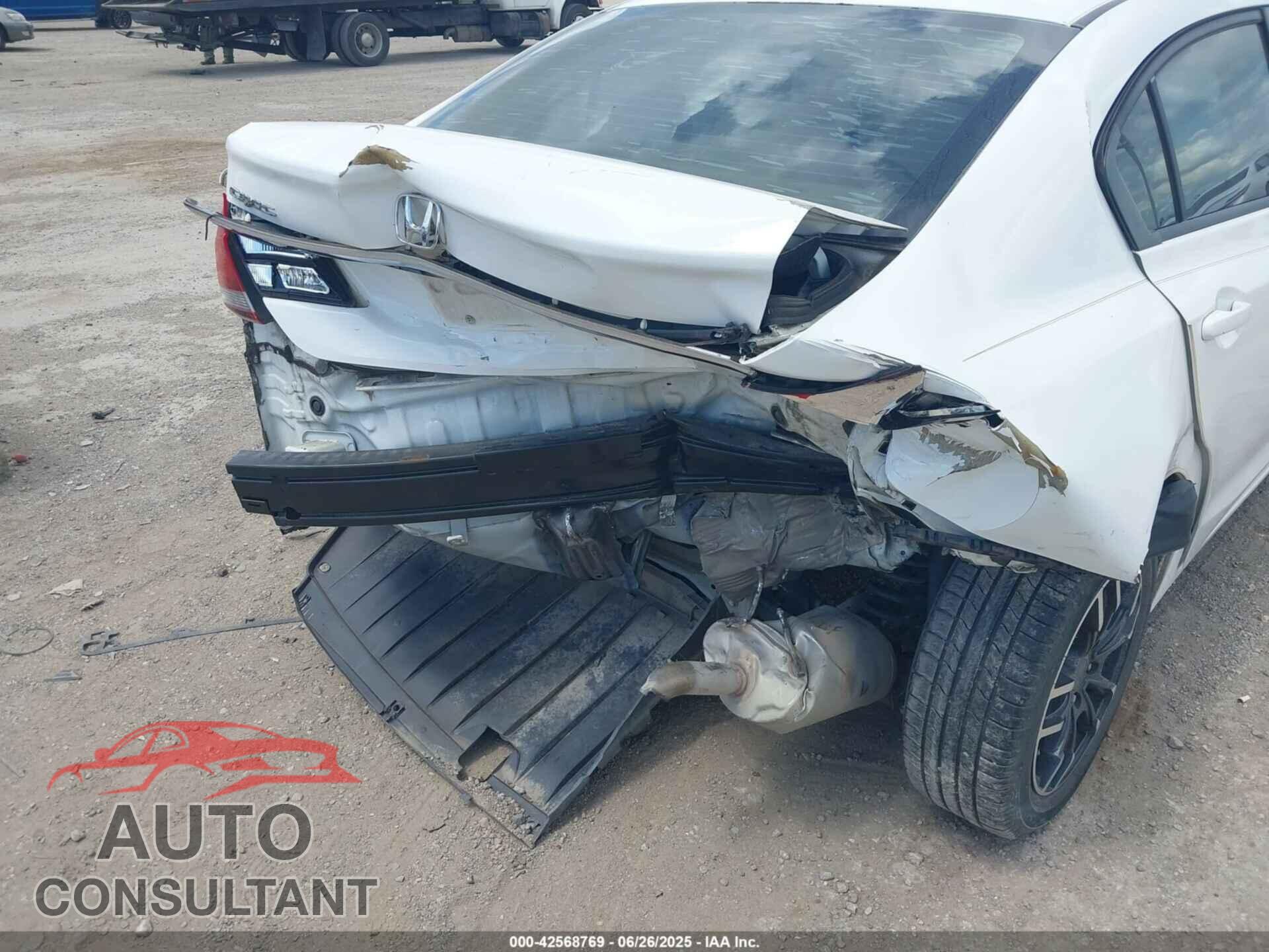 HONDA CIVIC 2013 - 2HGFB2F84DH516815