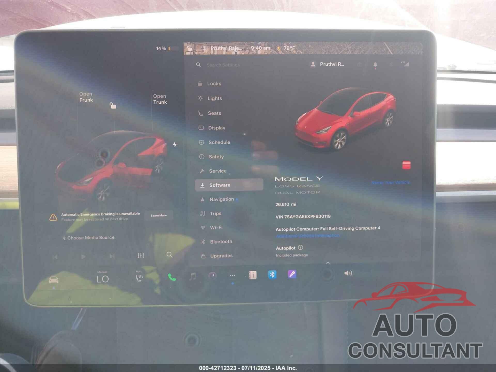 TESLA MODEL Y 2023 - 7SAYGAEEXPF830119