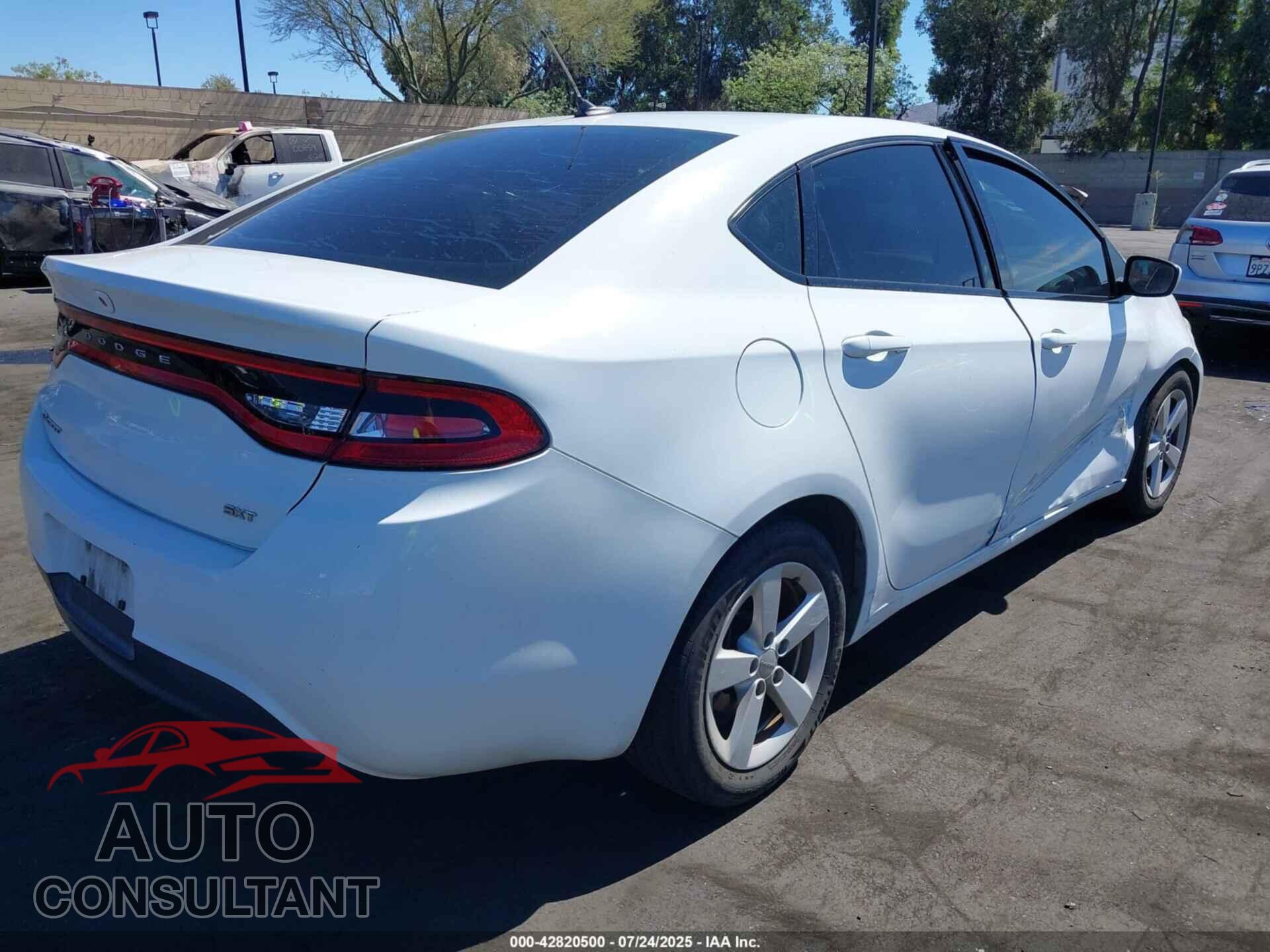 DODGE DART 2015 - 1C3CDFBB0FD122785