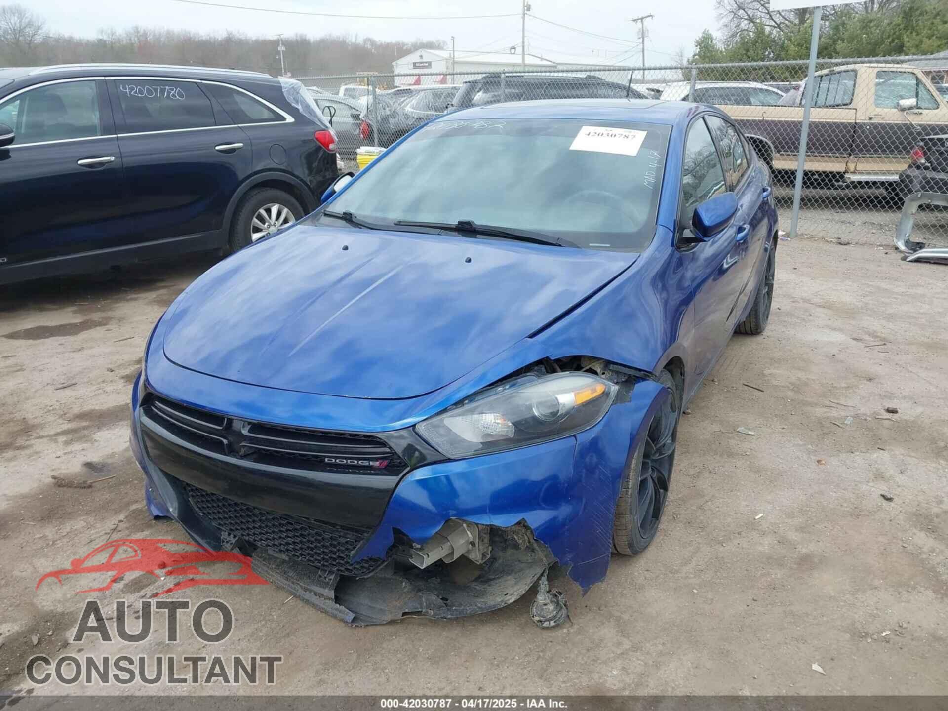 DODGE DART 2014 - 1C3CDFEB0ED702953