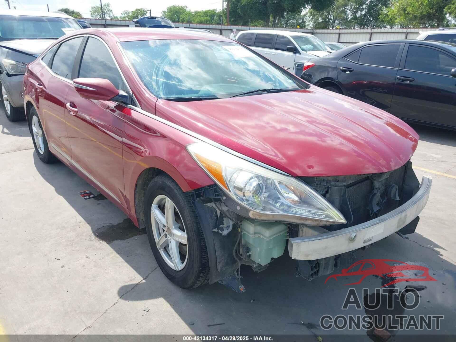 HYUNDAI AZERA 2016 - KMHFG4JG3GA501330