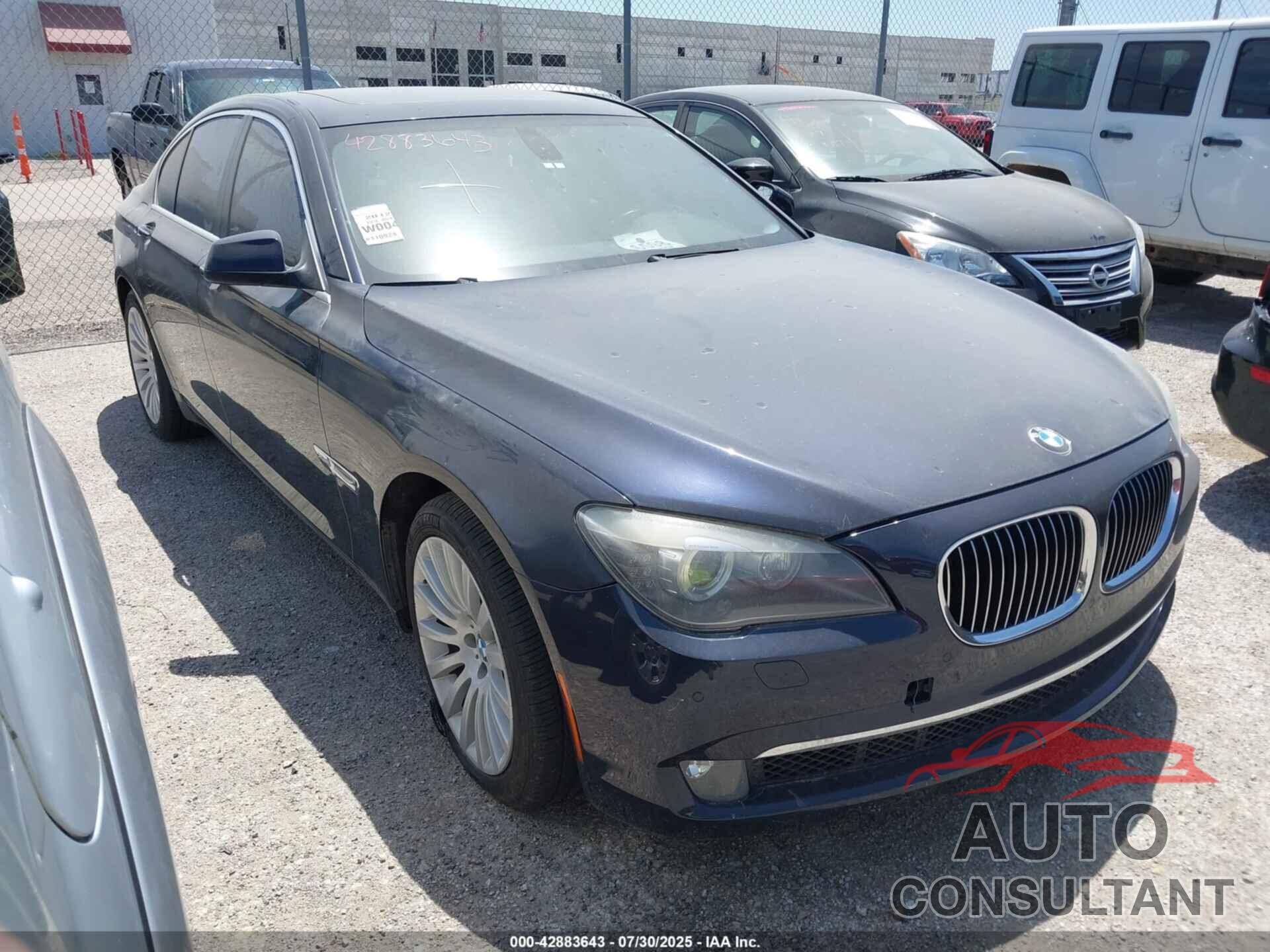 BMW 750I 2012 - WBAKC6C51CDX99310