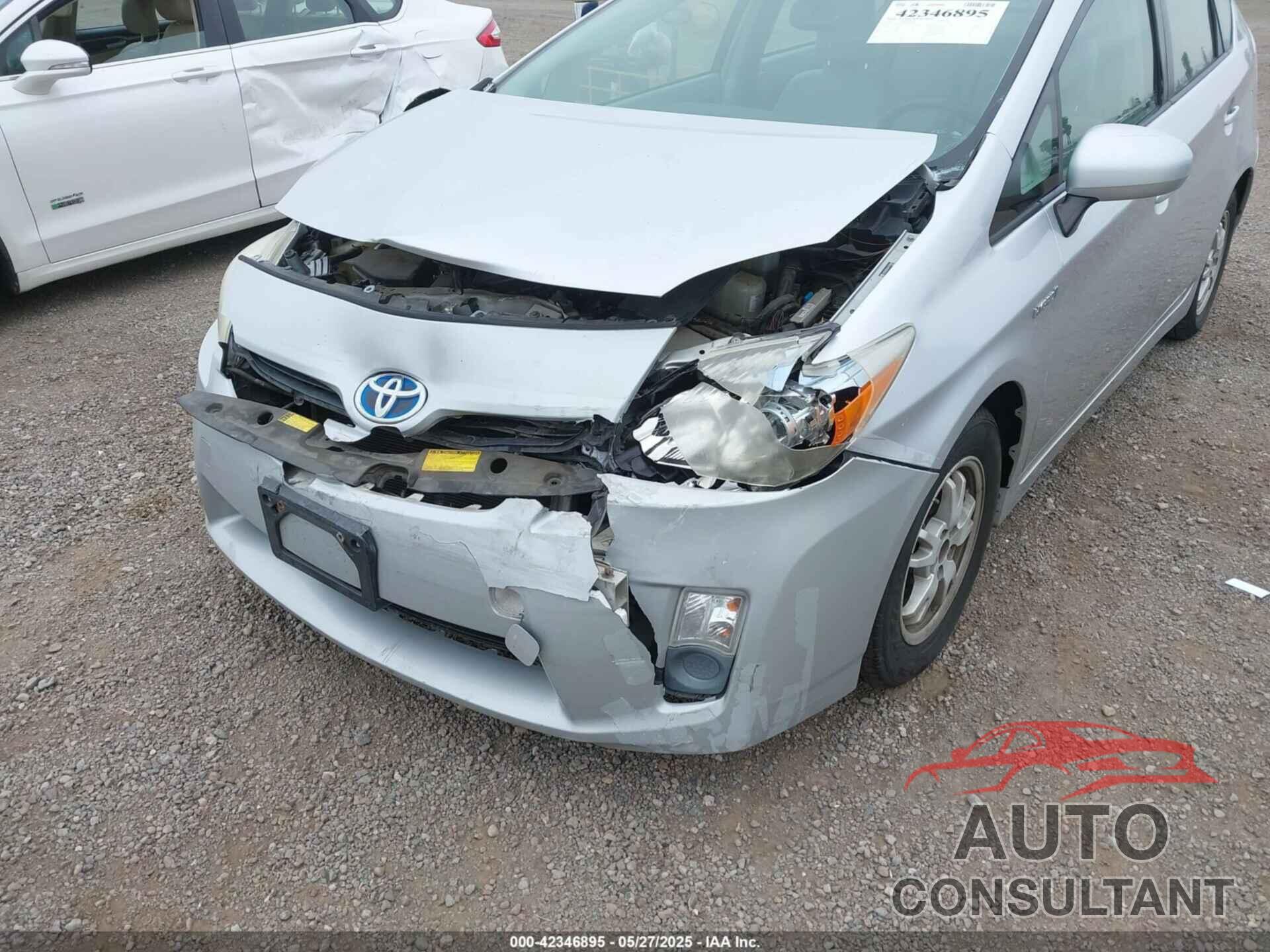 TOYOTA PRIUS 2010 - JTDKN3DU6A1299689