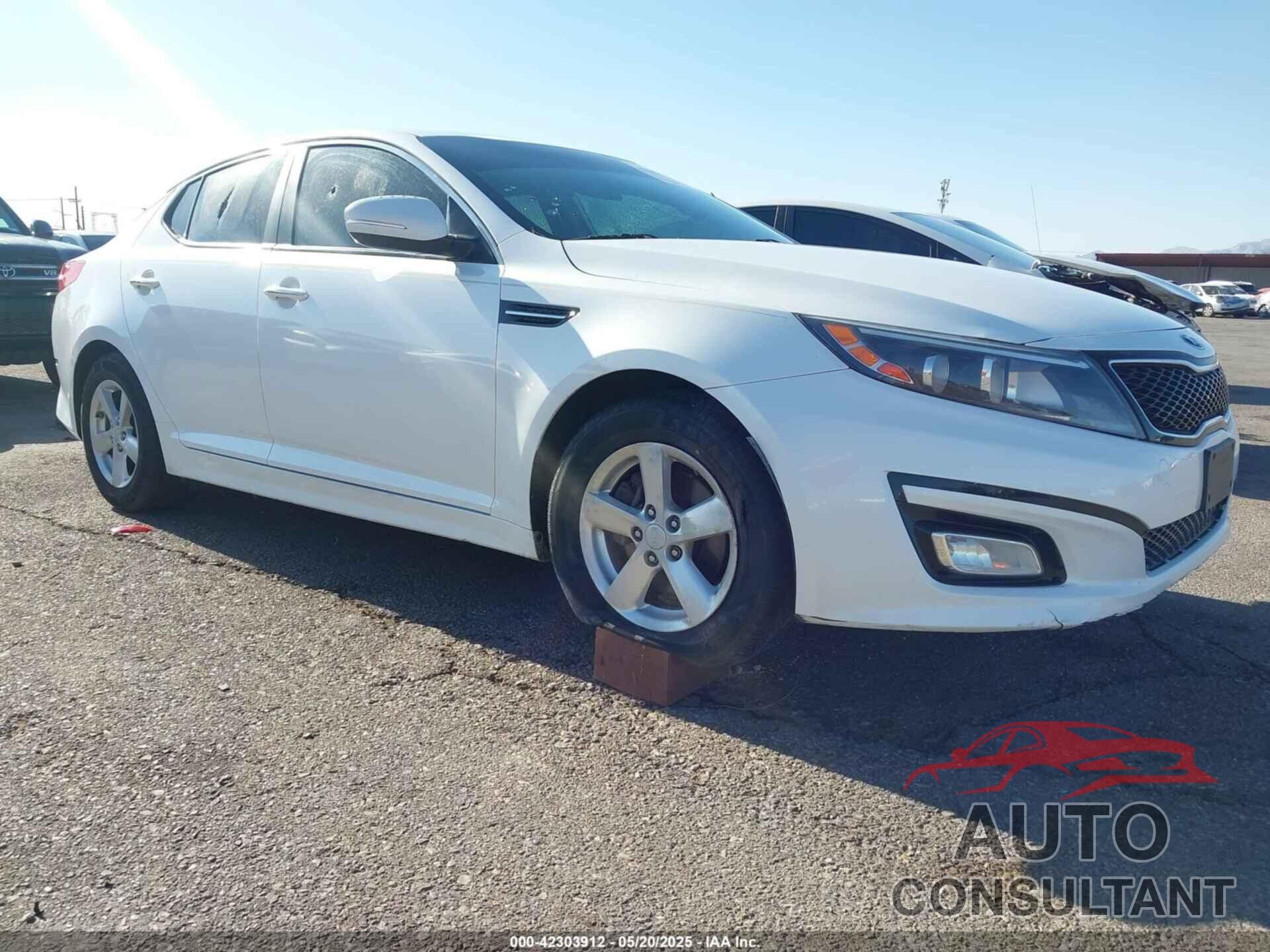 KIA OPTIMA 2015 - KNAGM4A71F5571902
