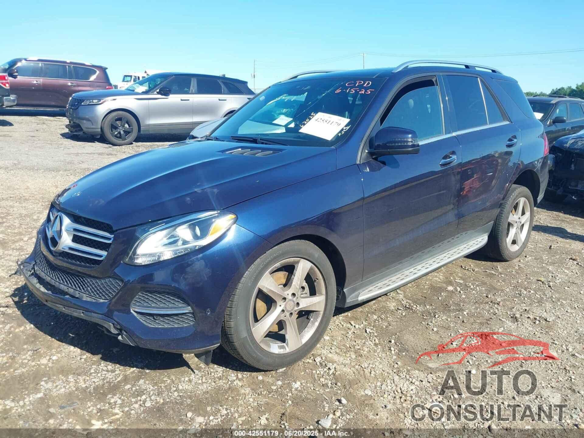 MERCEDES-BENZ GLE 350 2016 - 4JGDA5HB4GA797564