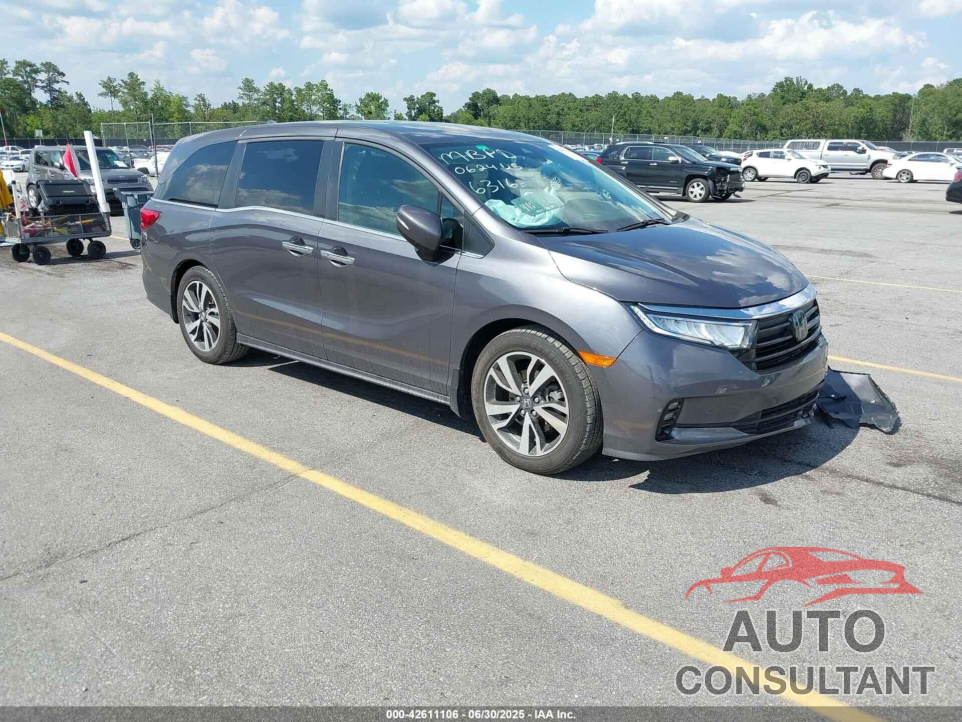 HONDA ODYSSEY 2022 - 5FNRL6H86NB026316