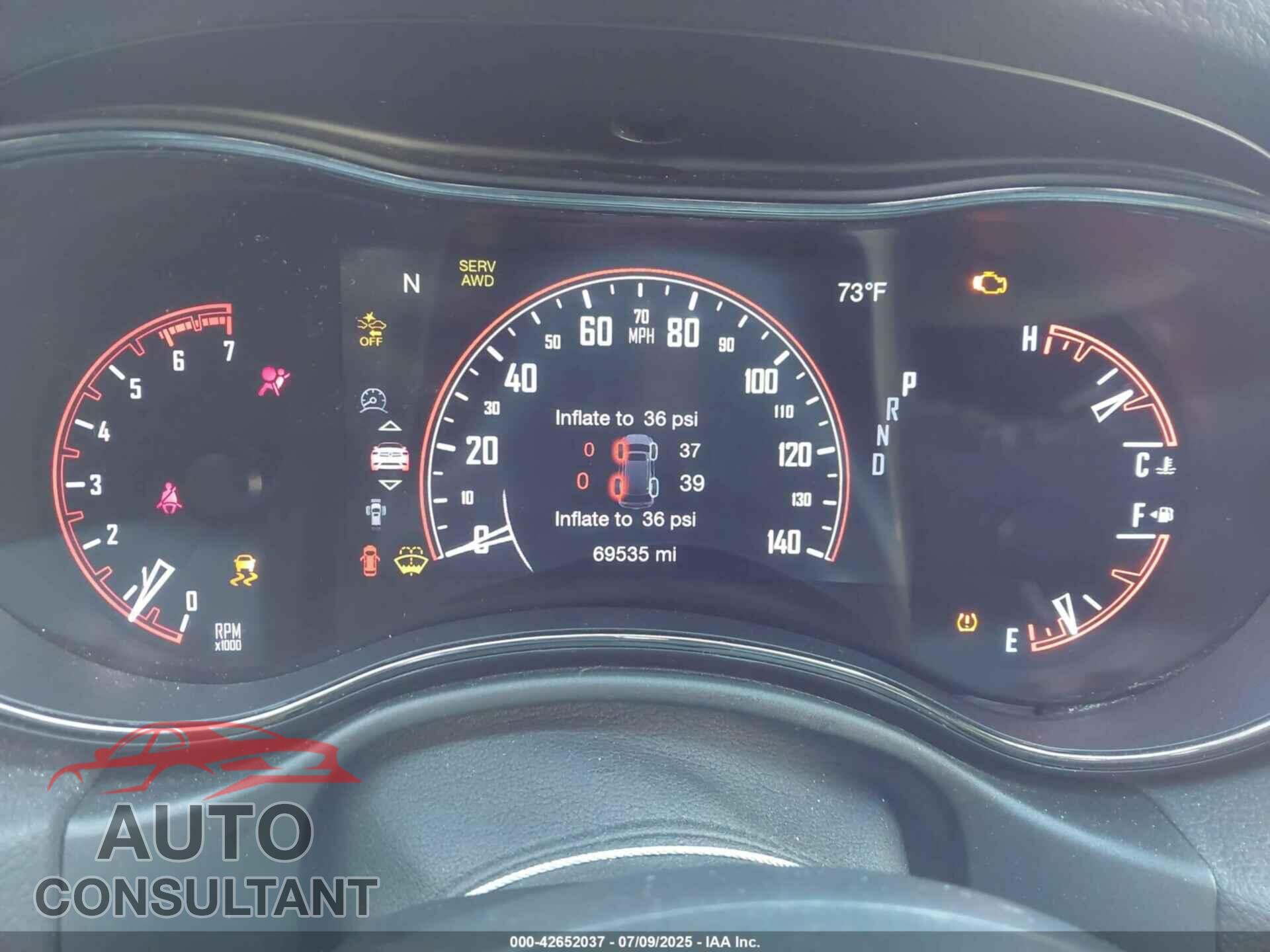 DODGE DURANGO 2020 - 1C4SDJCT7LC433374