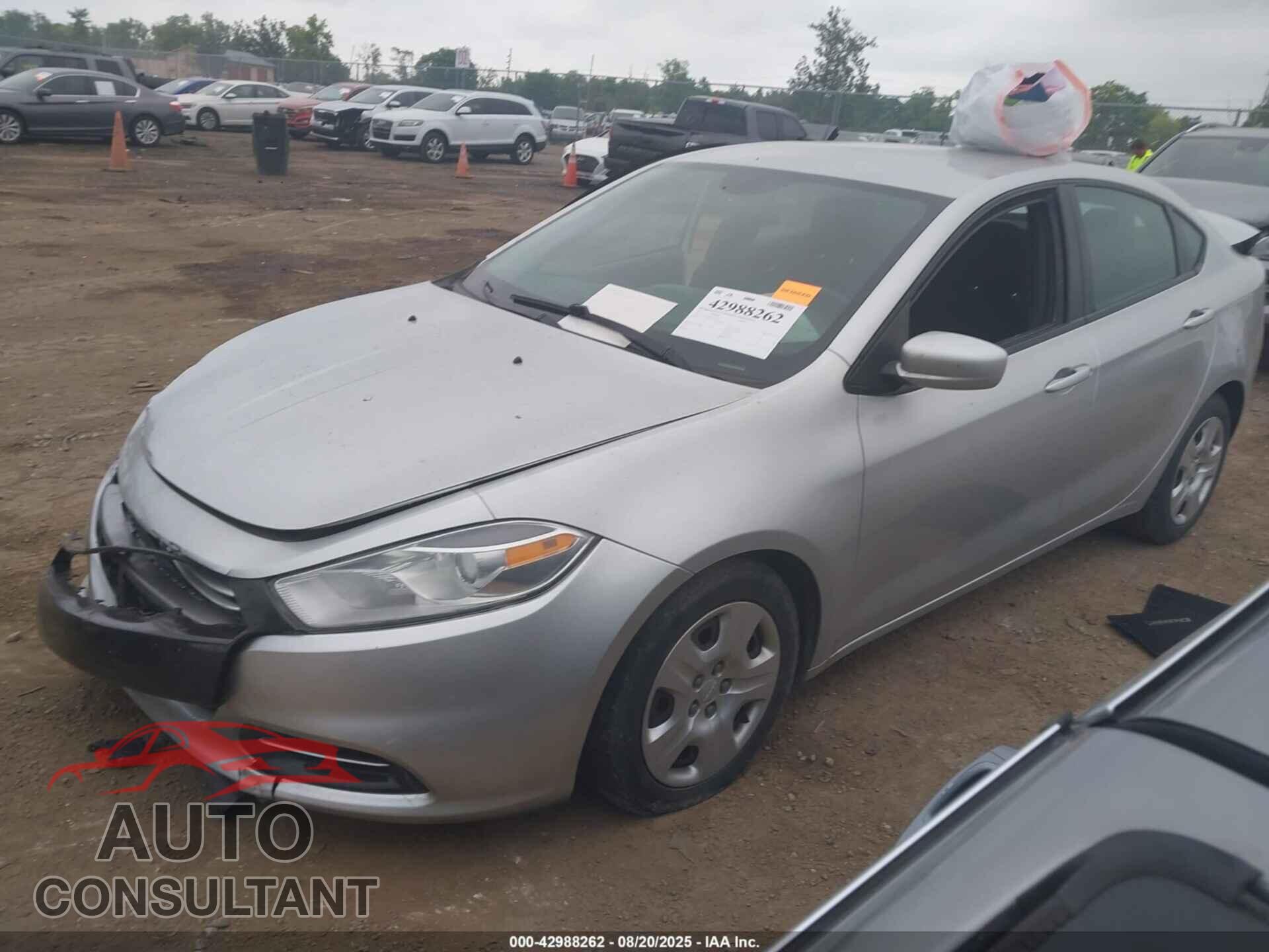 DODGE DART 2013 - 1C3CDFAH8DD297367