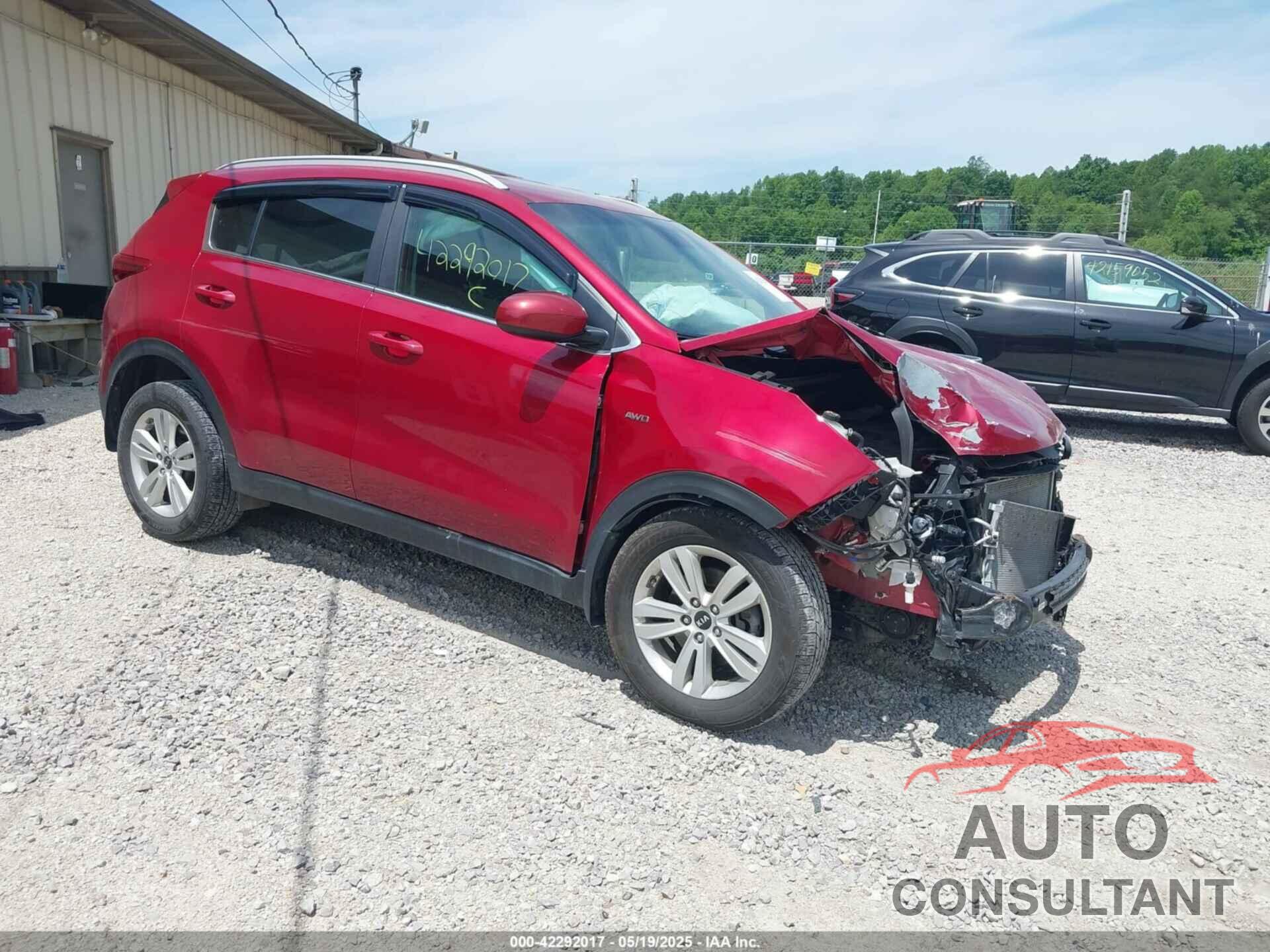 KIA SPORTAGE 2018 - KNDPMCAC6J7450113