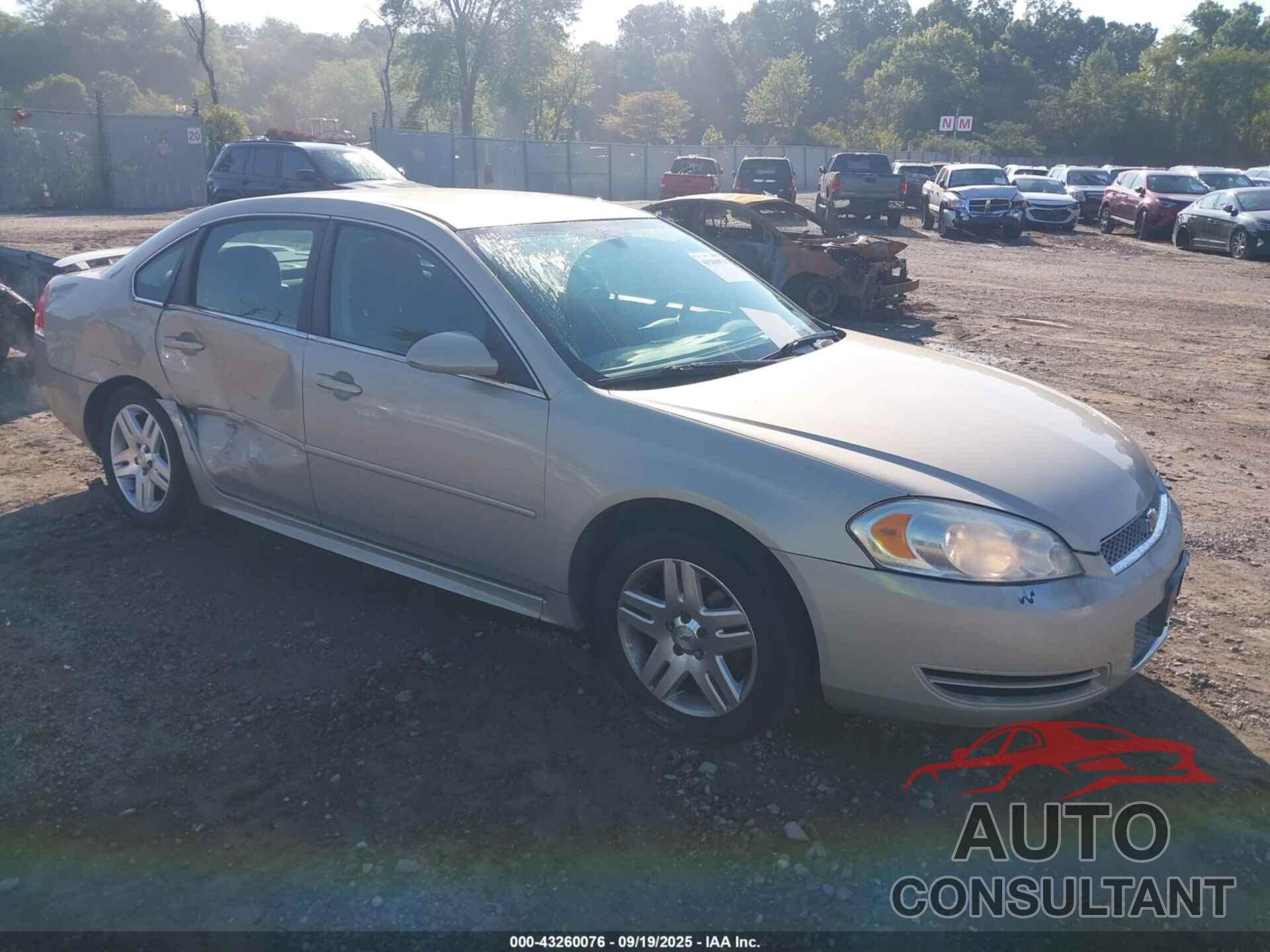 CHEVROLET IMPALA 2012 - 2G1WG5E30C1114118