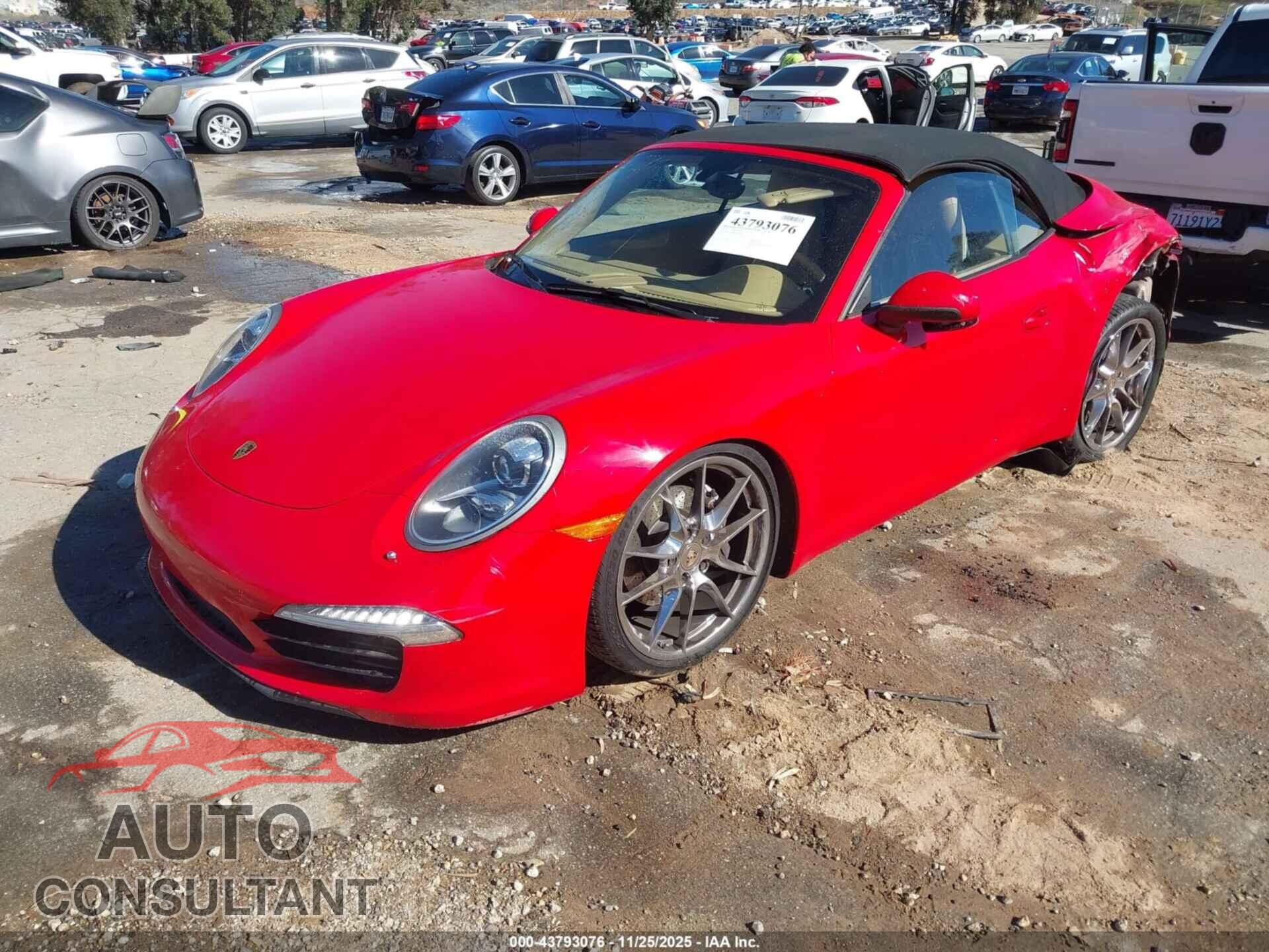 PORSCHE 911 2013 - WP0CA2A98DS140701