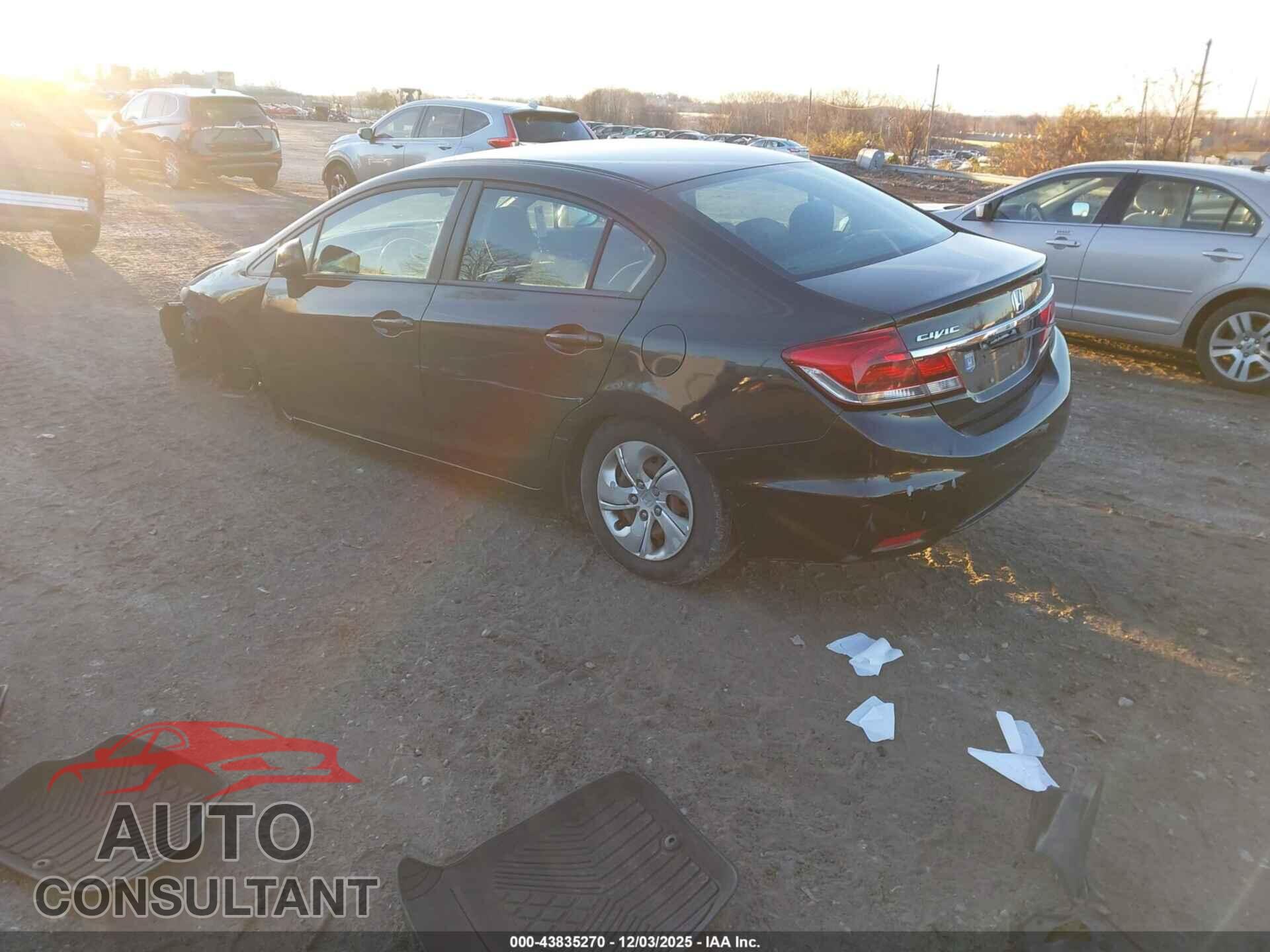 HONDA CIVIC 2013 - 19XFB2F52DE217582