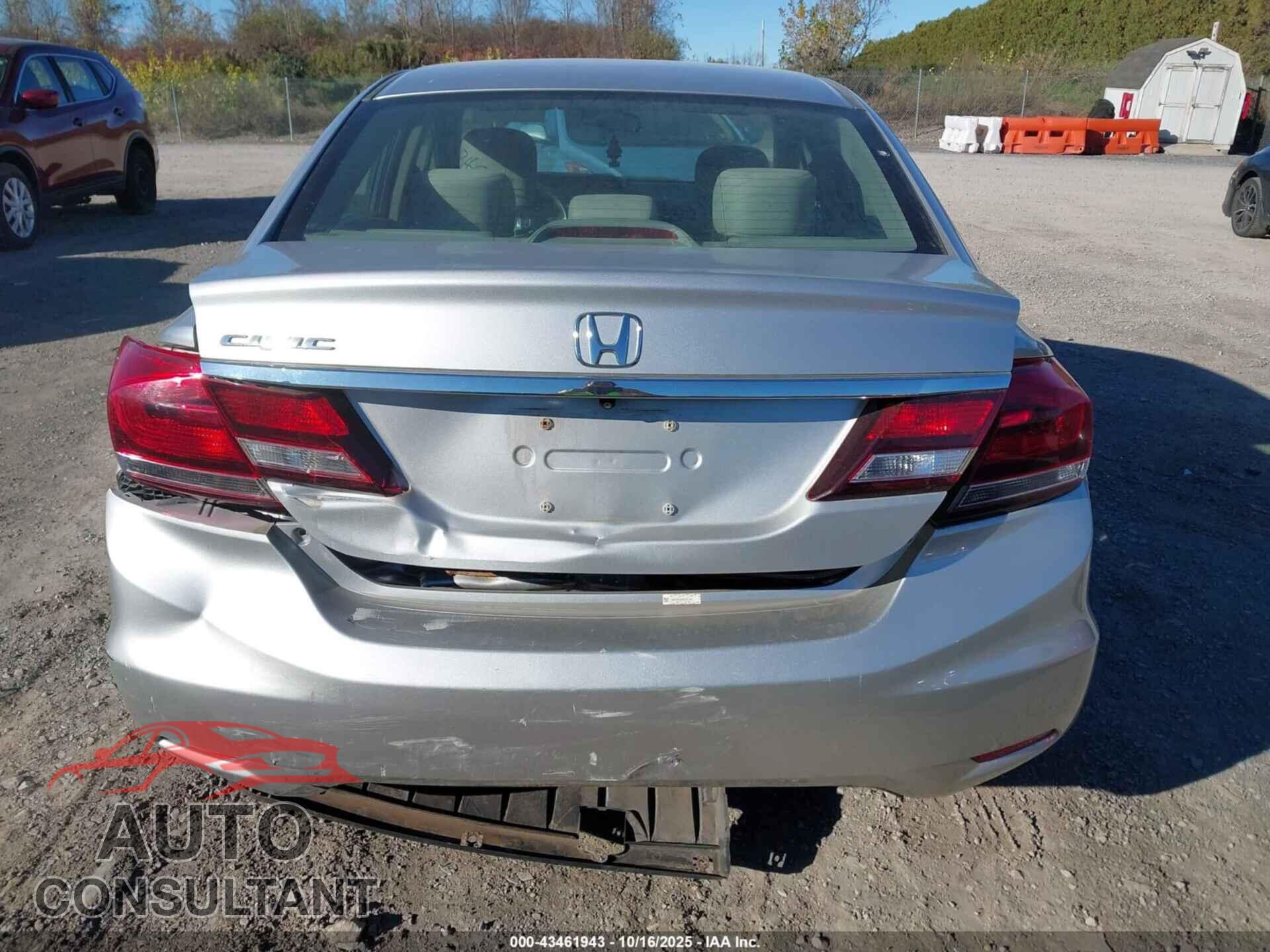 HONDA CIVIC 2013 - 19XFB2F50DE221128