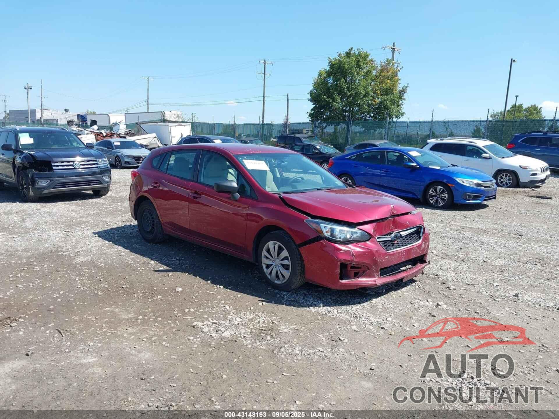 SUBARU IMPREZA 2019 - 4S3GTAB61K3734838