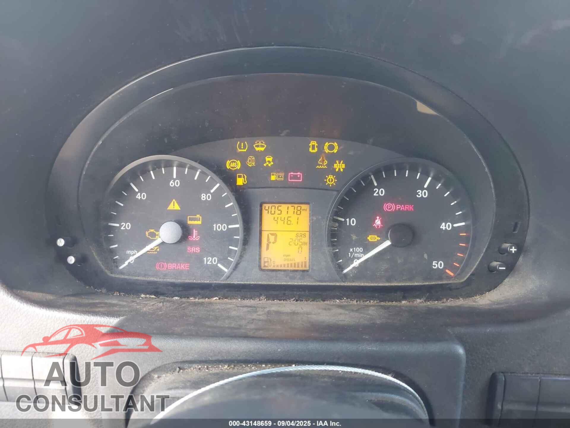 MERCEDES-BENZ SPRINTER 2500 2012 - WD3PE8CB5C5700576