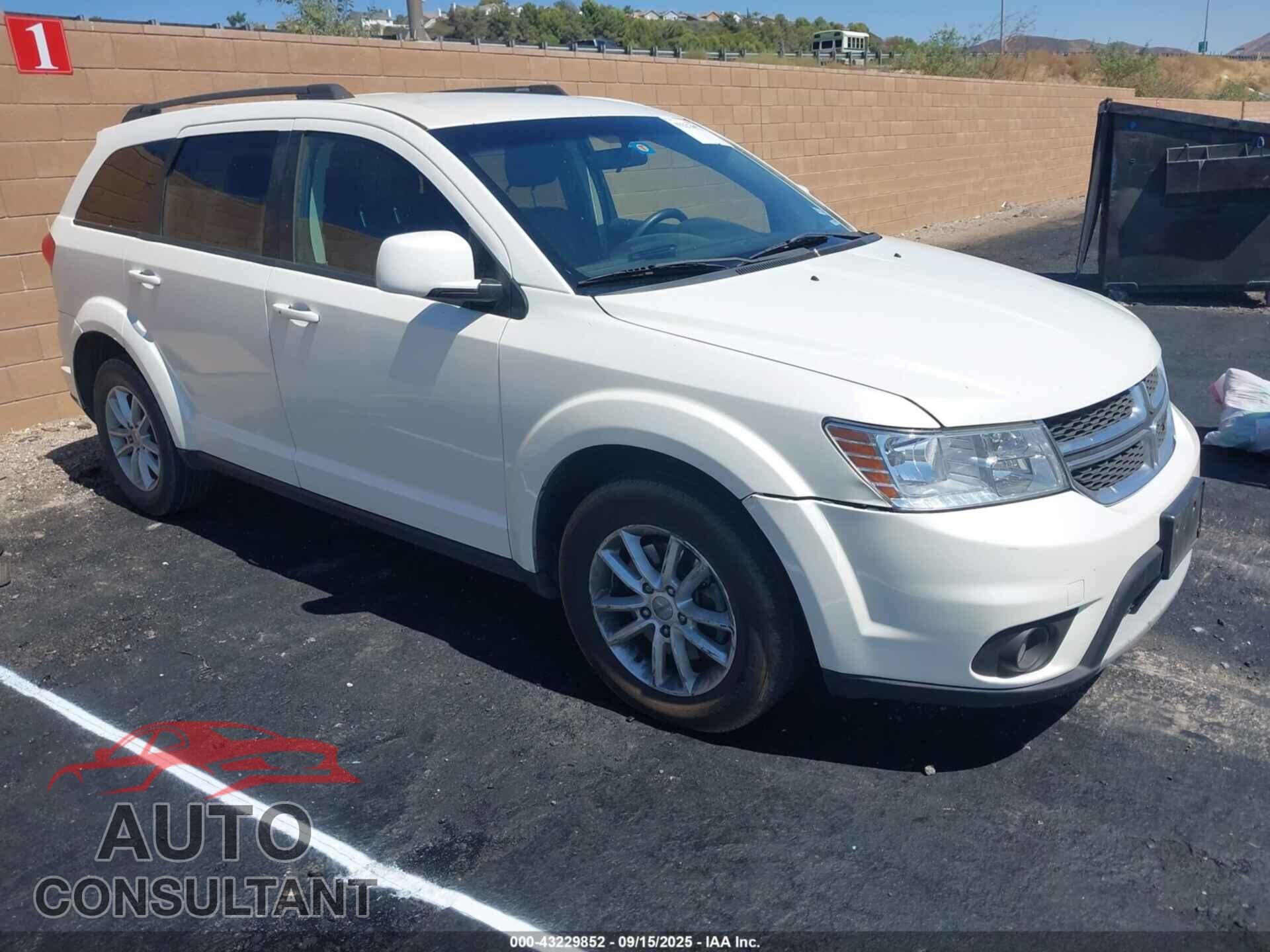 DODGE JOURNEY 2015 - 3C4PDCBG9FT612787