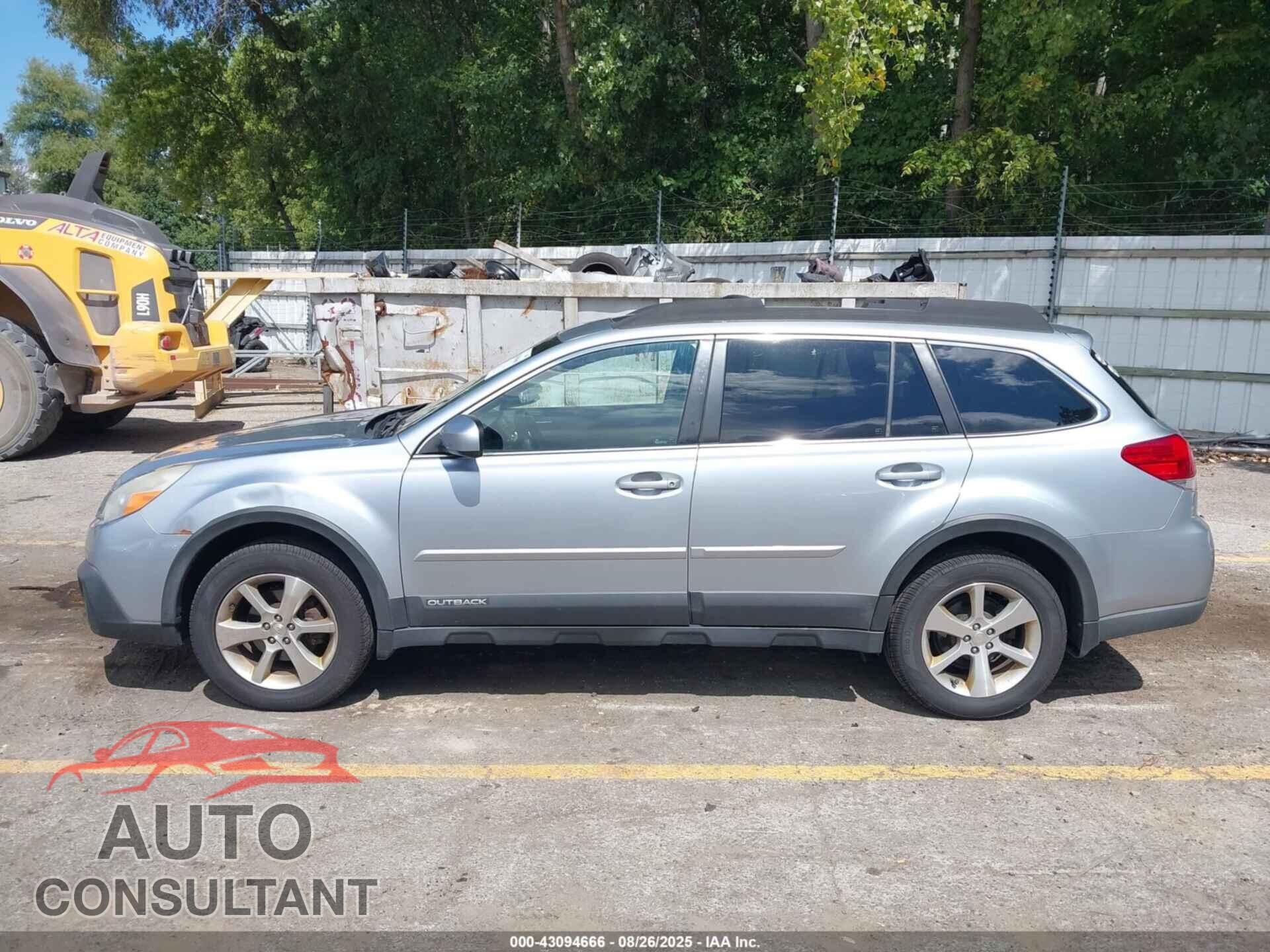 SUBARU OUTBACK 2014 - 4S4BRBLC8E3235506