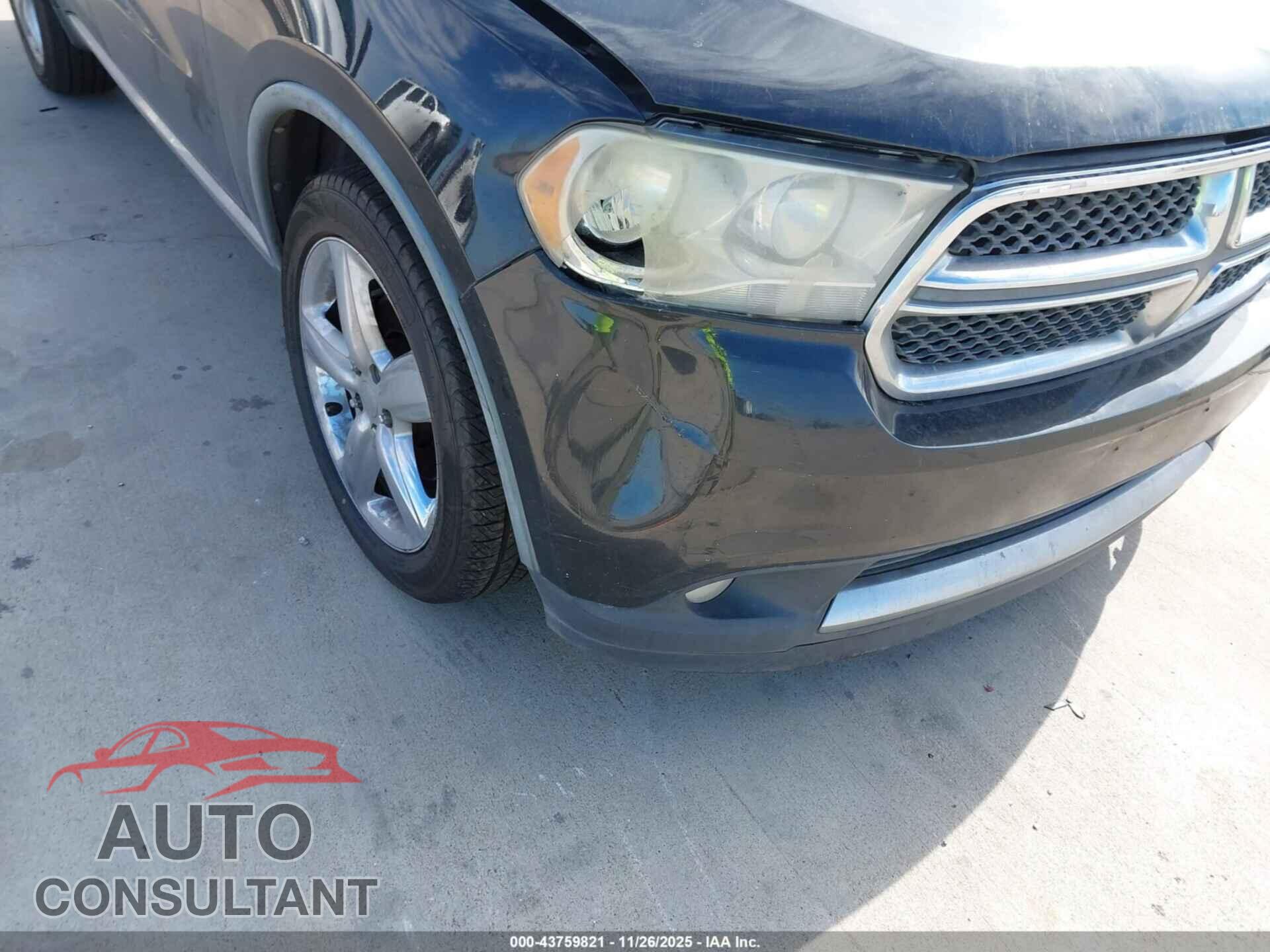DODGE DURANGO 2012 - 1C4RDHAG9CC197453