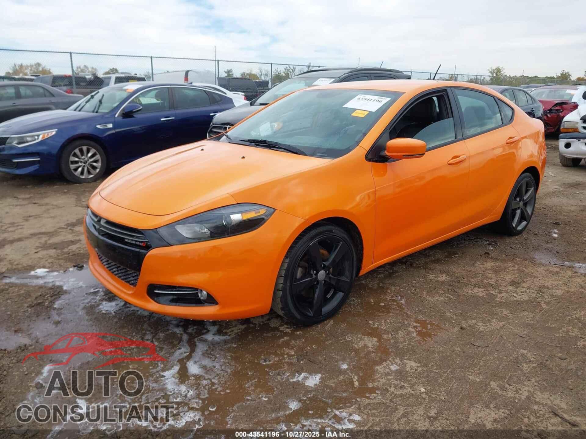 DODGE DART 2014 - 1C3CDFEB8ED832916