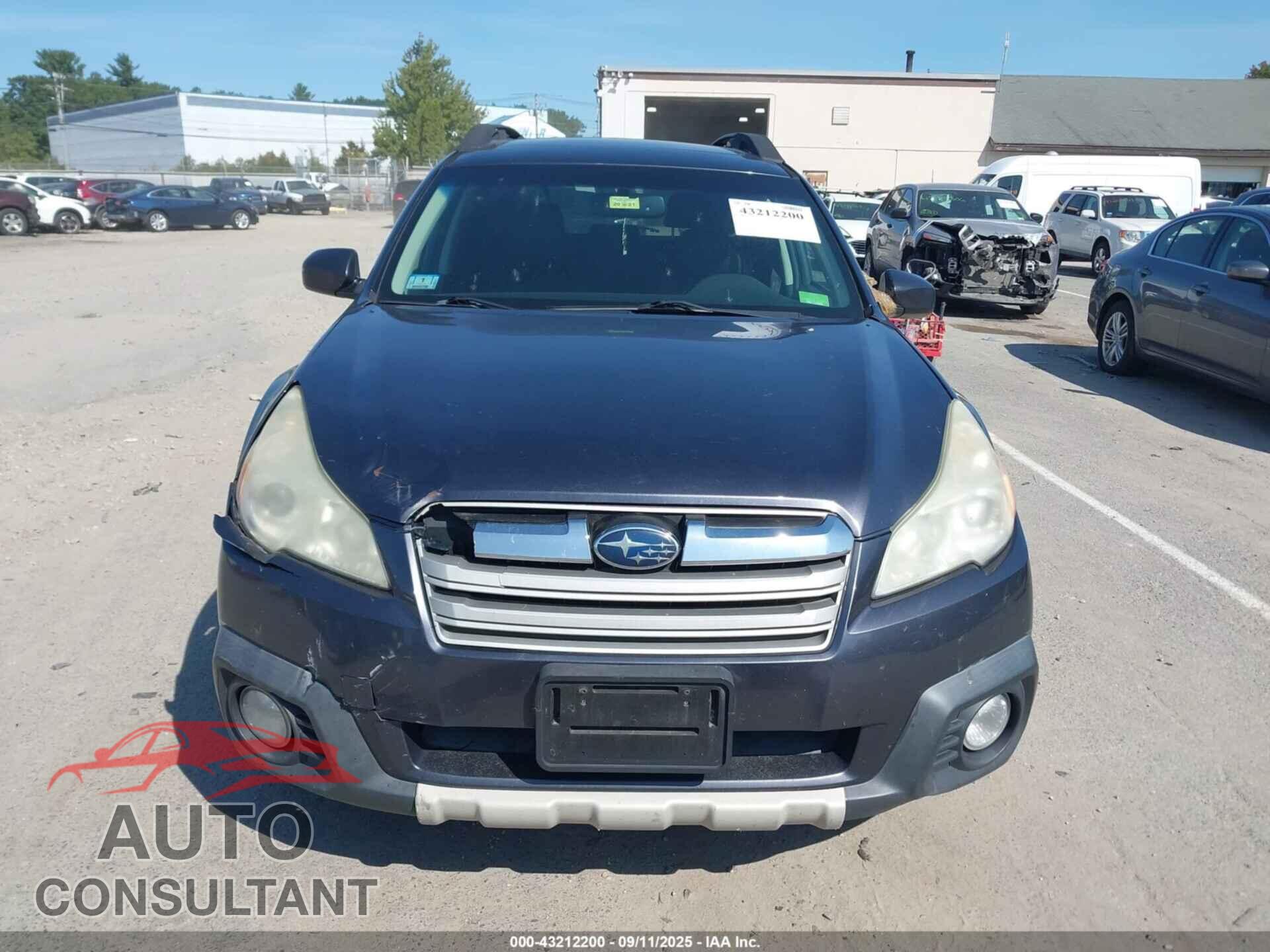 SUBARU OUTBACK 2013 - 4S4BRBLC9D3300927