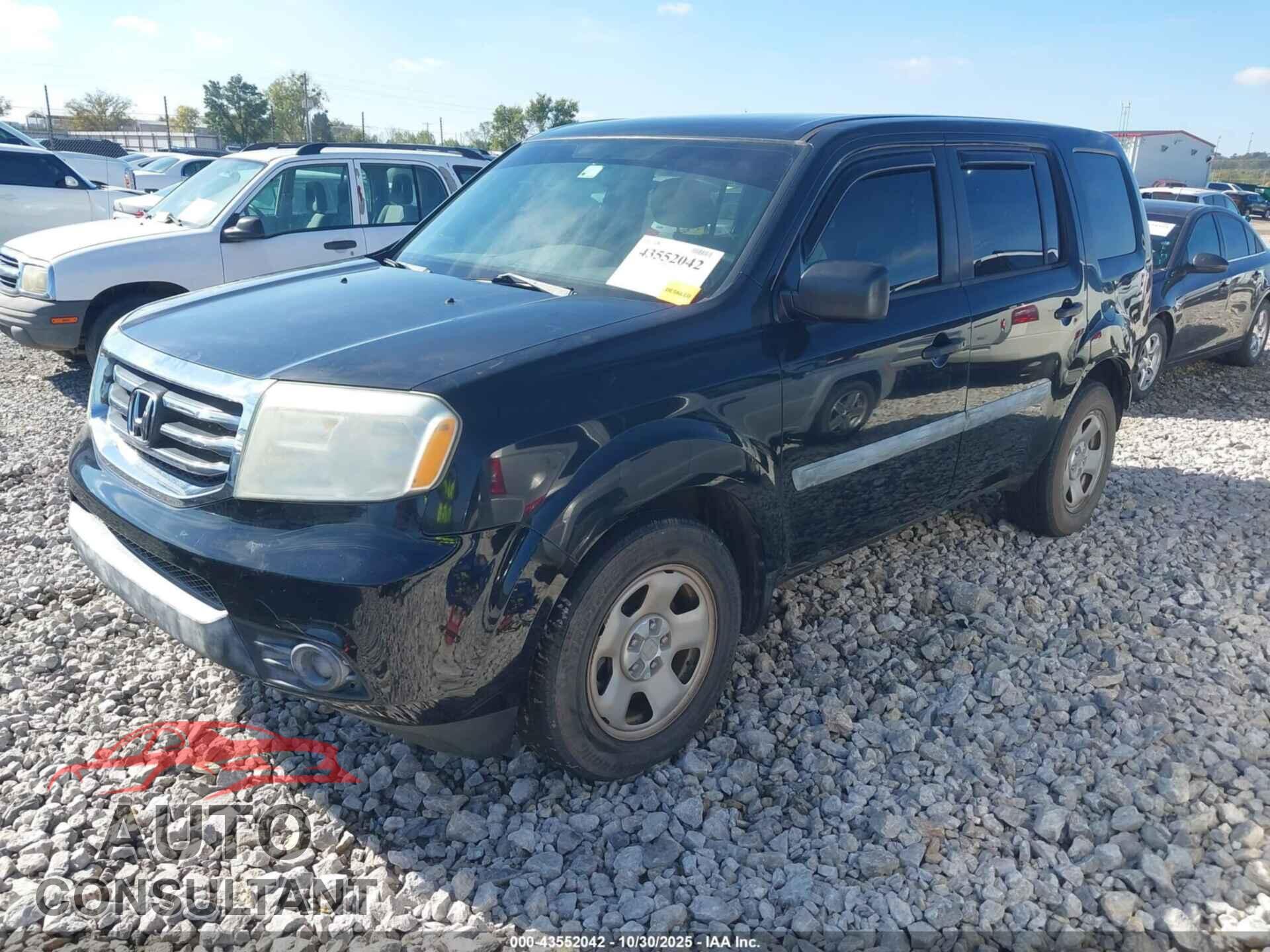HONDA PILOT 2013 - 5FNYF4H28DB016193