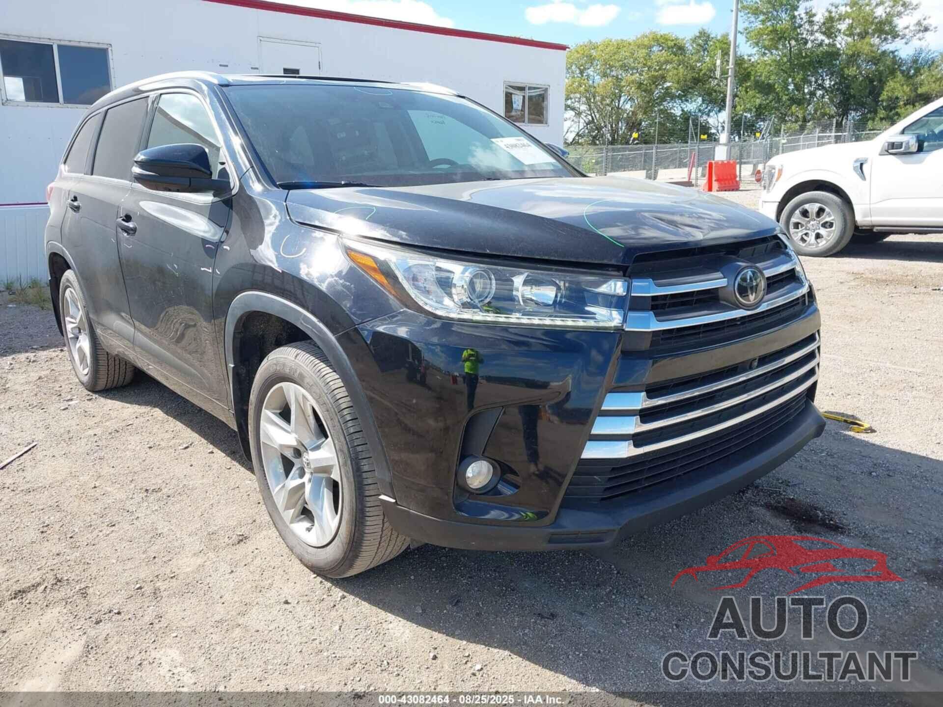 TOYOTA HIGHLANDER 2018 - 5TDDZRFHXJS861774
