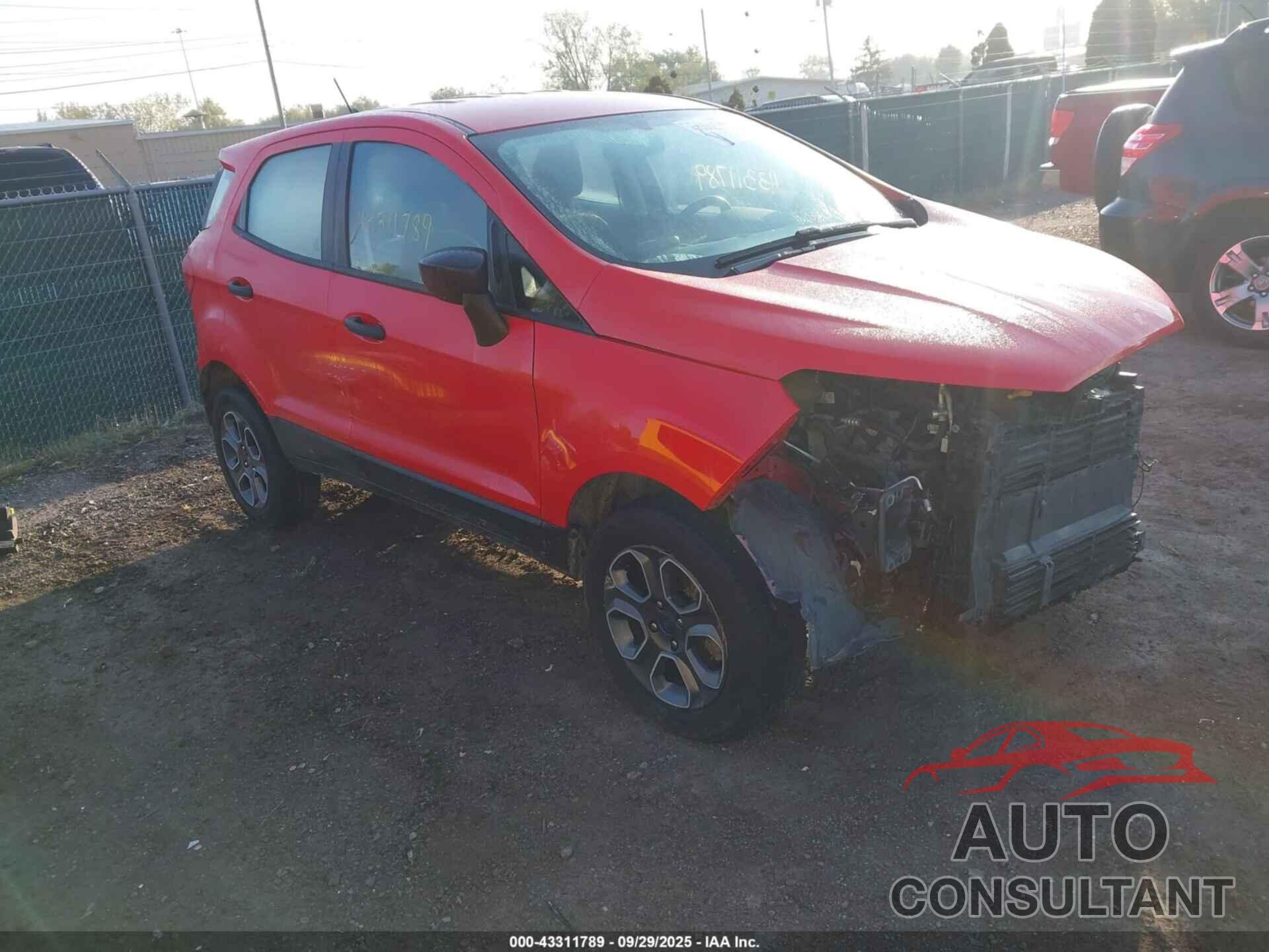 FORD ECOSPORT 2021 - MAJ6S3FL8MC416654