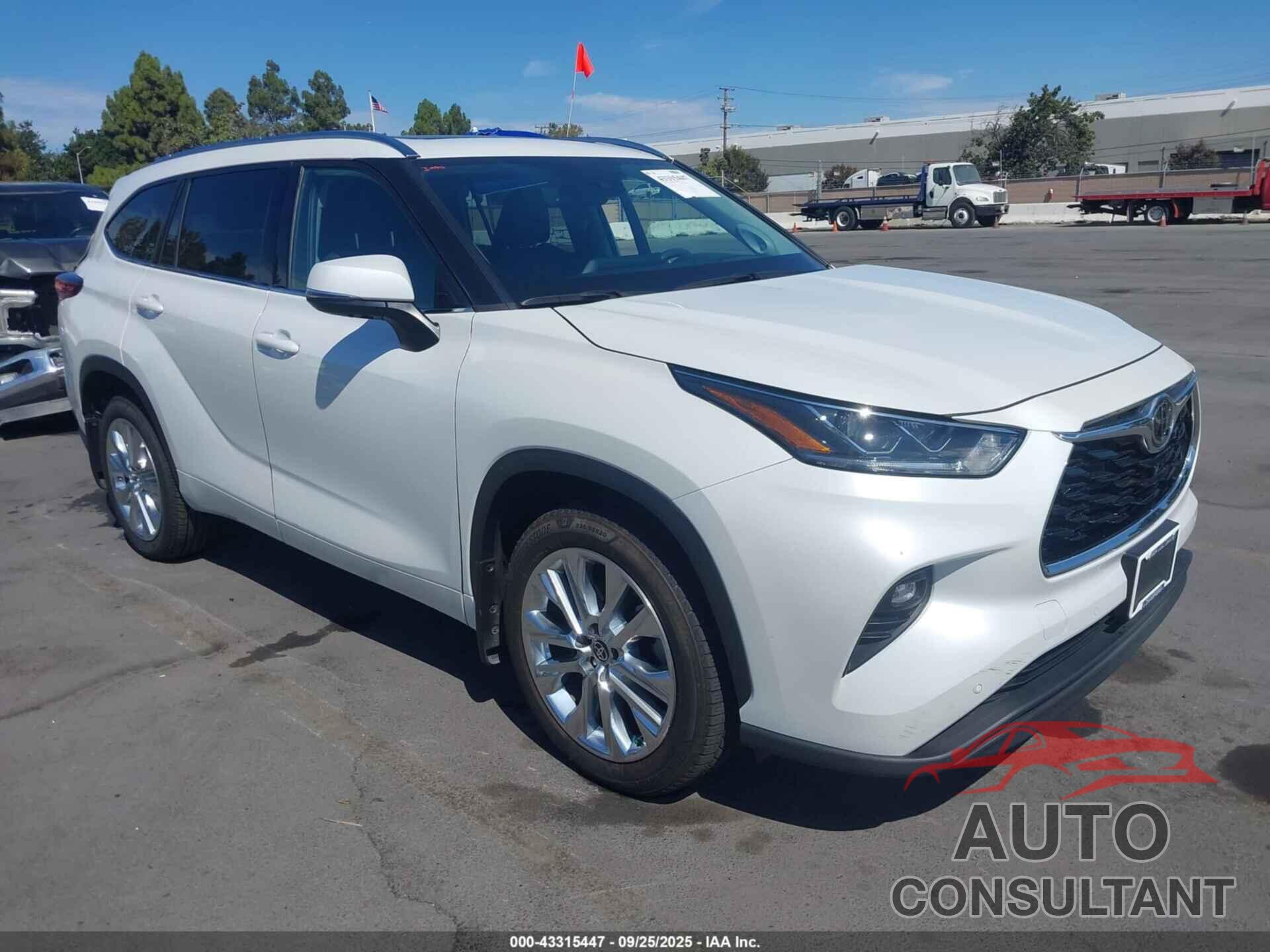TOYOTA HIGHLANDER 2022 - 5TDDZRBH4NS186788