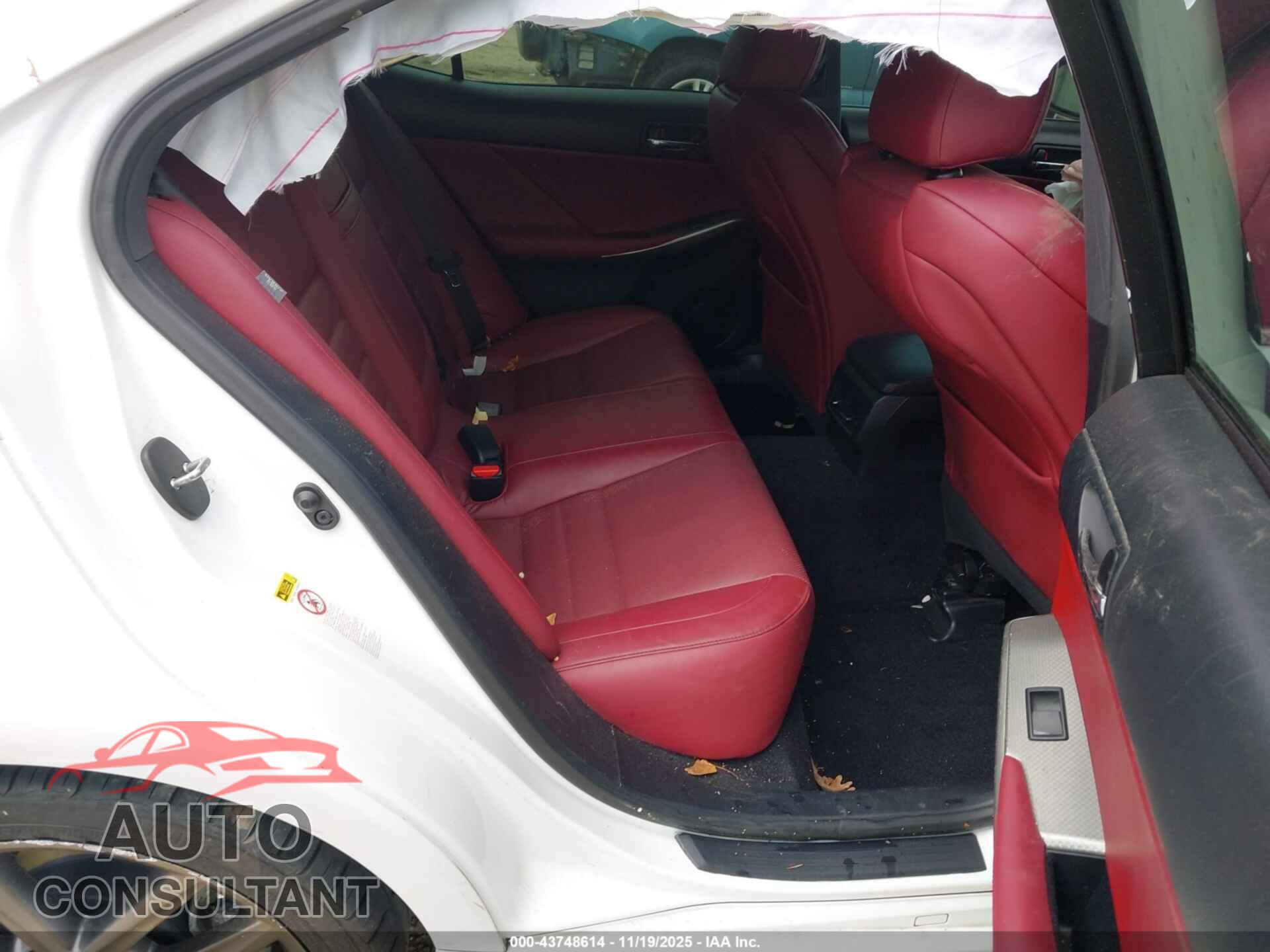 LEXUS IS 250 2014 - JTHBF1D22E5040565