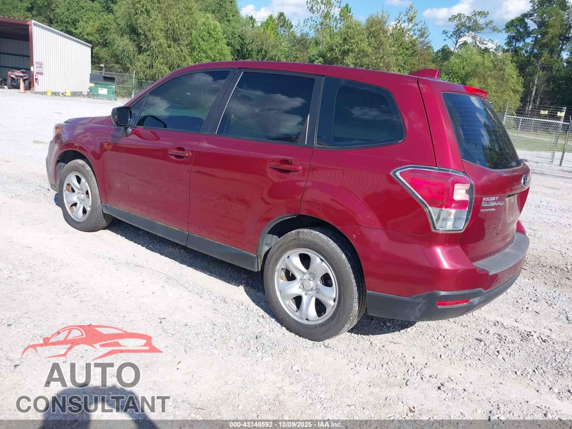 SUBARU FORESTER 2017 - JF2SJAAC1HG454119