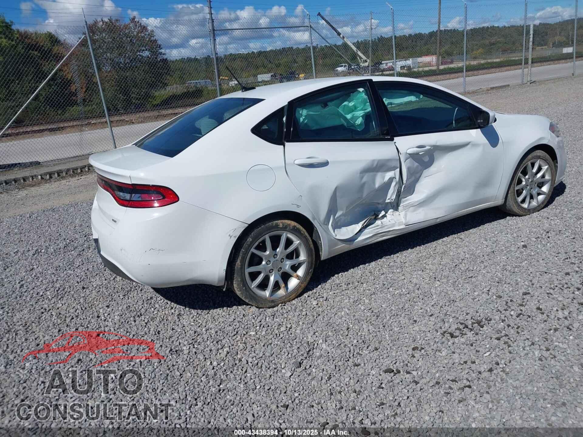 DODGE DART 2013 - 1C3CDFBA3DD709695