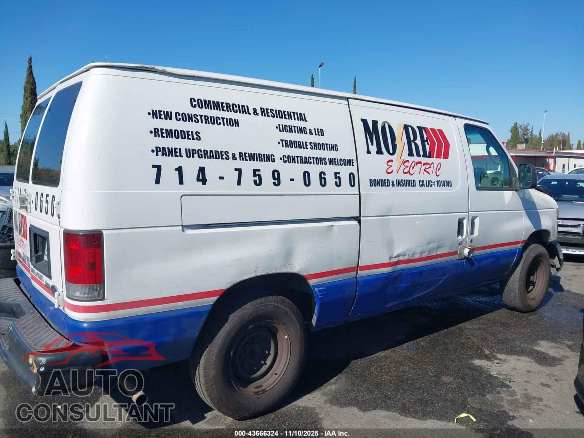 FORD E-150 2011 - 1FTNE1EW9BDA19183