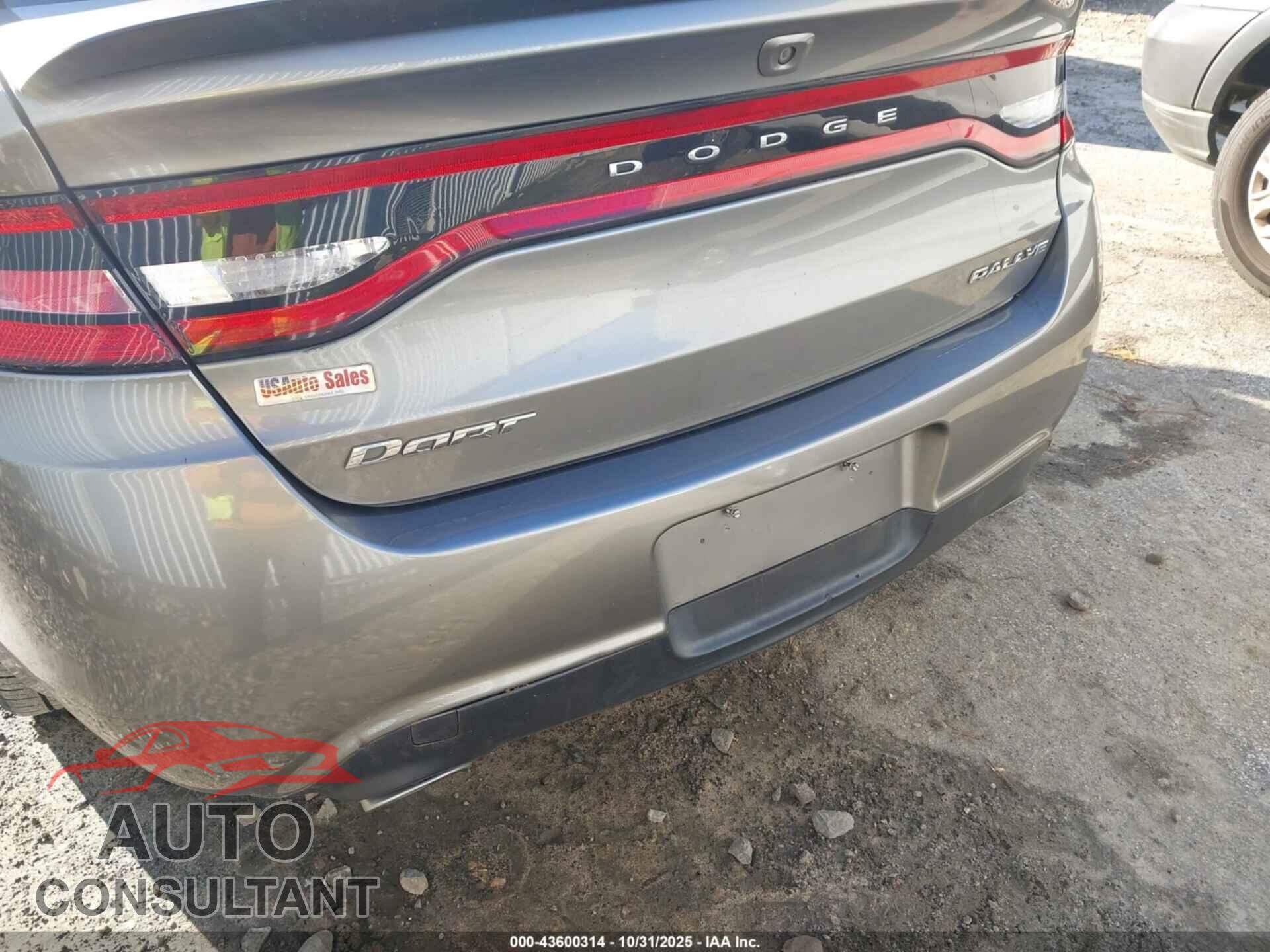 DODGE DART 2013 - 1C3CDFBA6DD328682