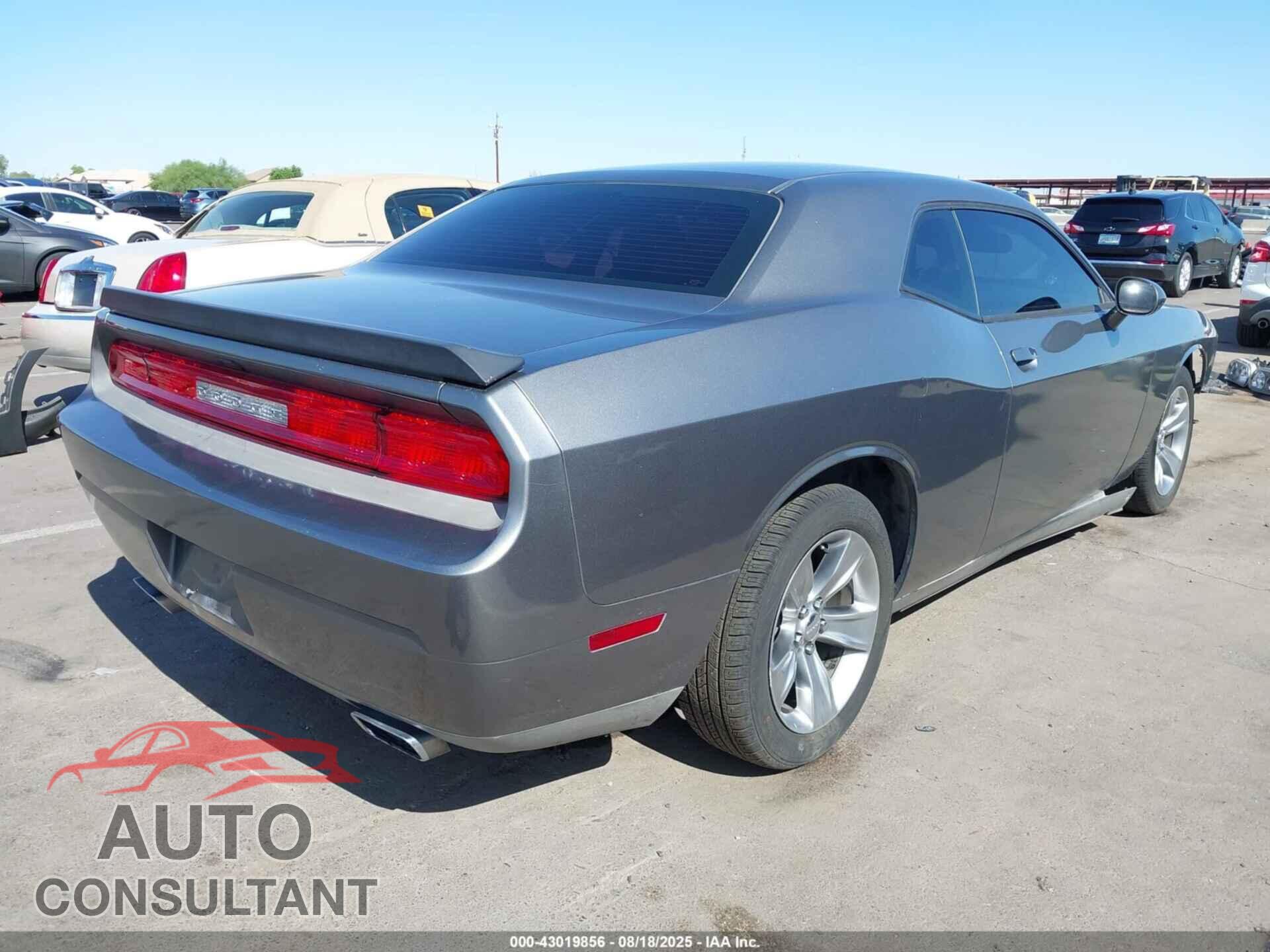 DODGE CHALLENGER 2012 - 2C3CDYAG0CH106268