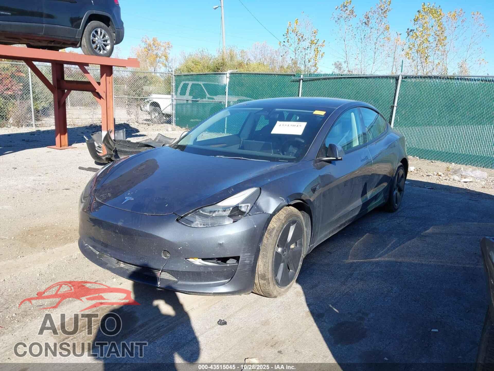 TESLA MODEL 3 2022 - 5YJ3E1EB6NF237261