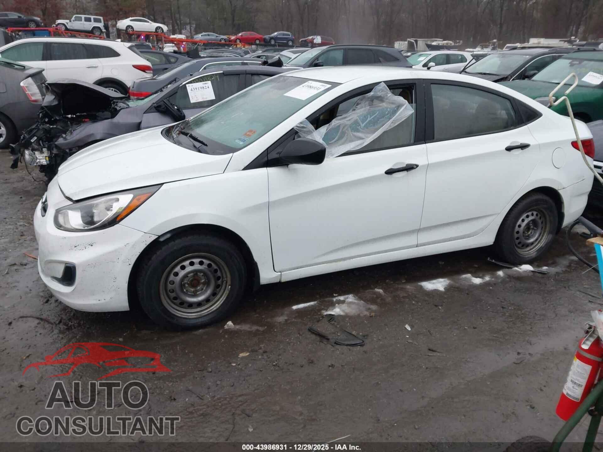 HYUNDAI ACCENT 2012 - KMHCT4AE2CU254355
