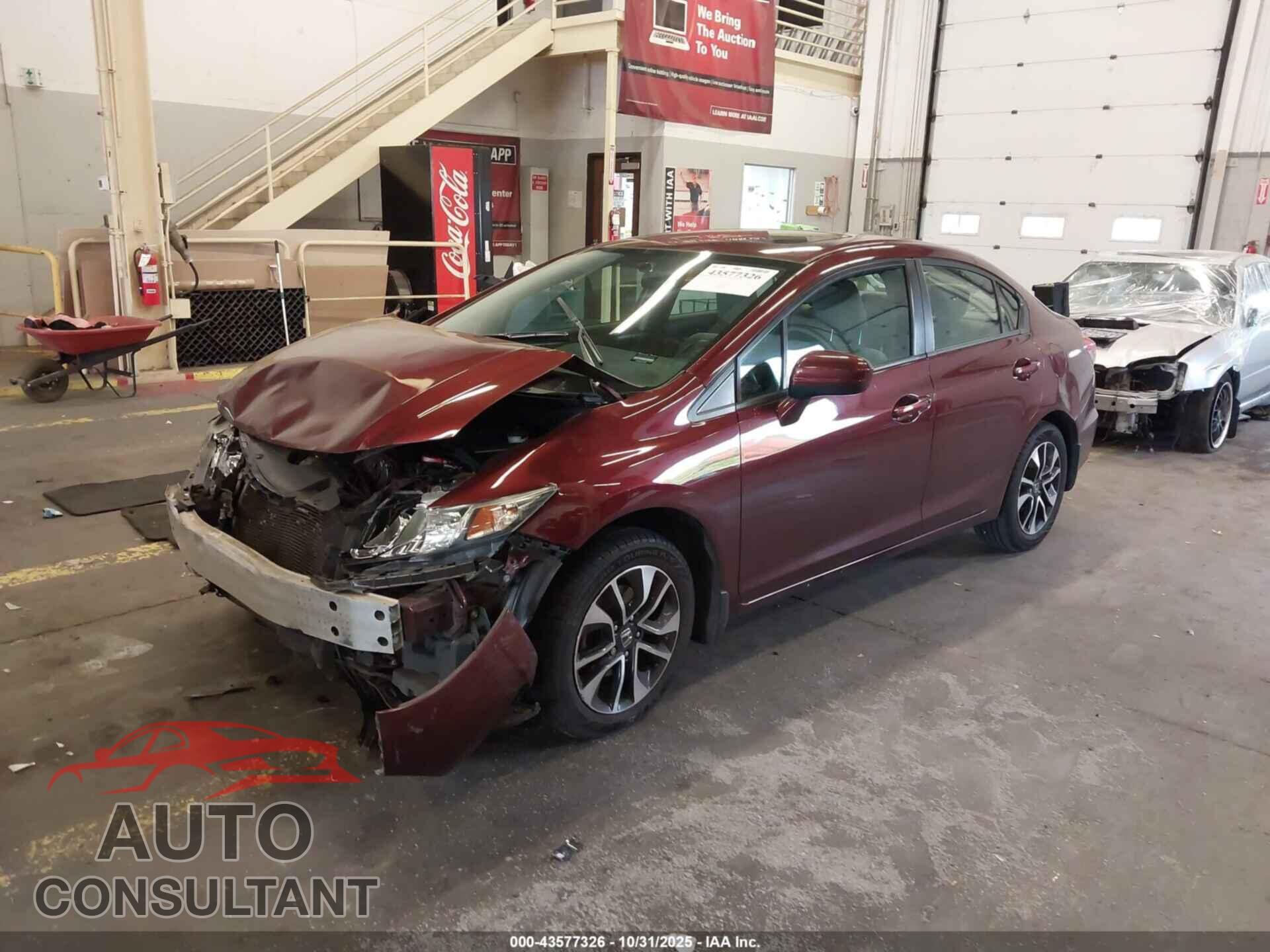 HONDA CIVIC 2014 - 19XFB2F84EE230717