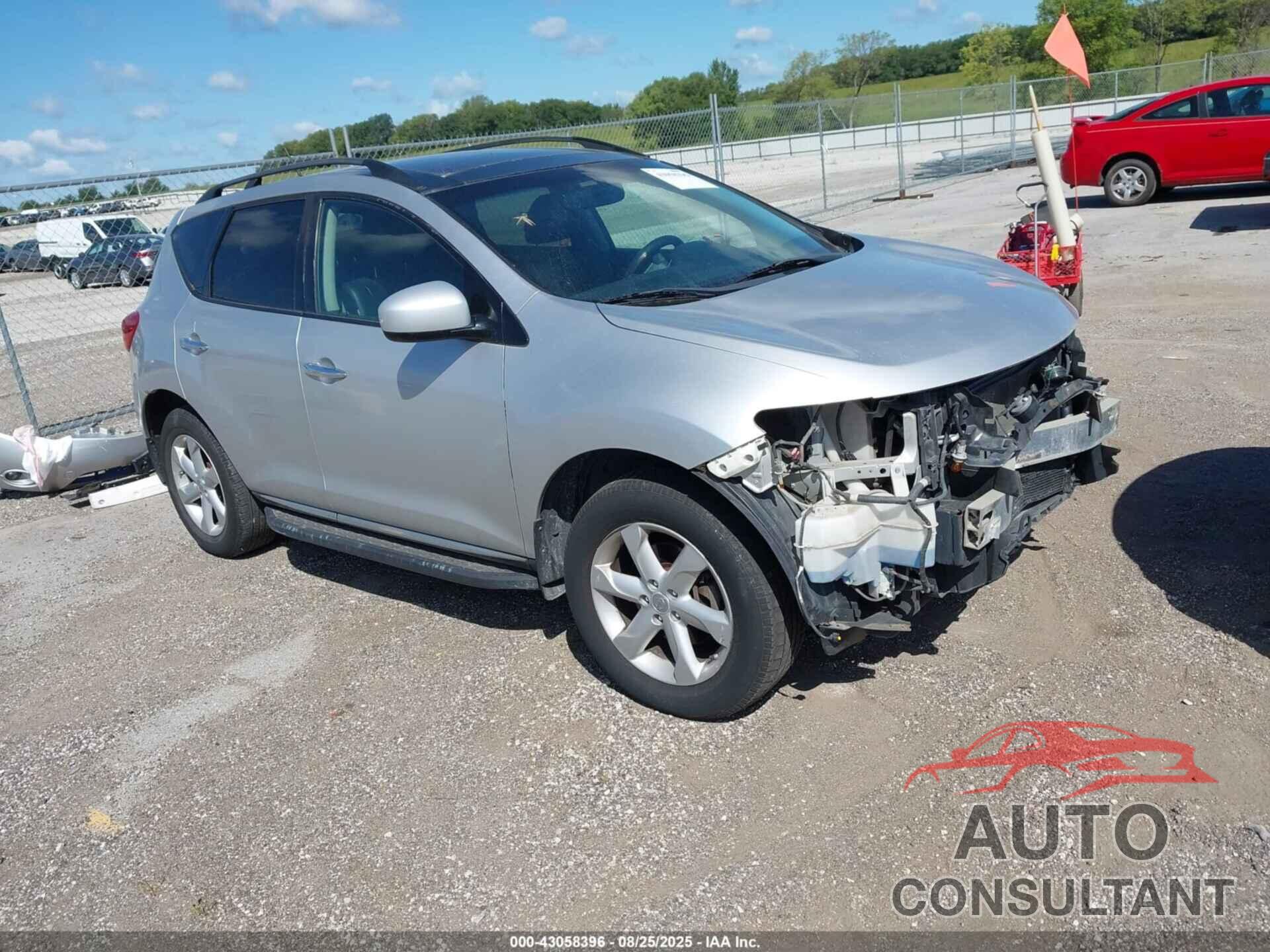 NISSAN MURANO 2009 - JN8AZ18W49W160860