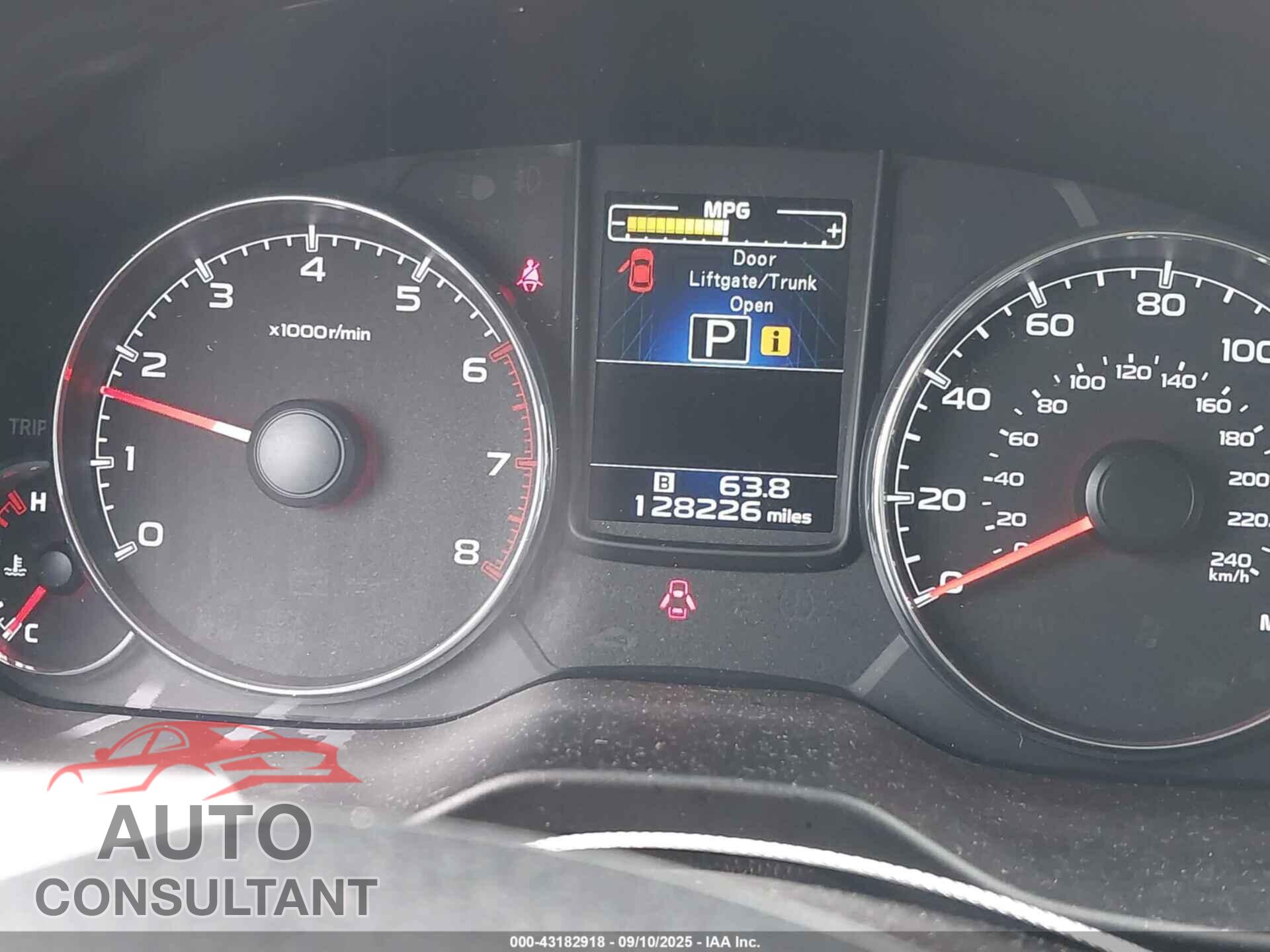 SUBARU OUTBACK 2014 - 4S4BRBMC8E3318285