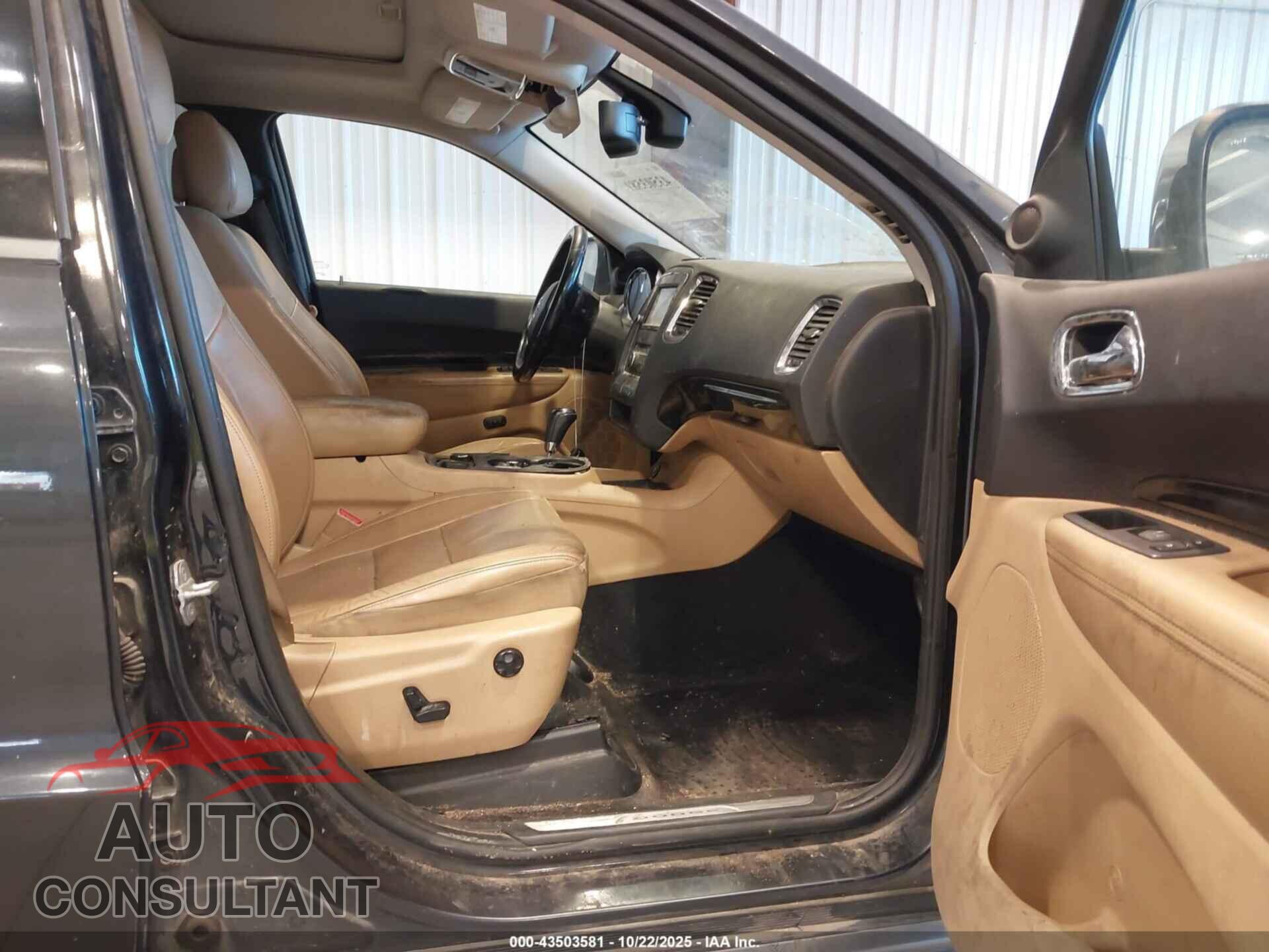 DODGE DURANGO 2012 - 1C4SDJET9CC202716