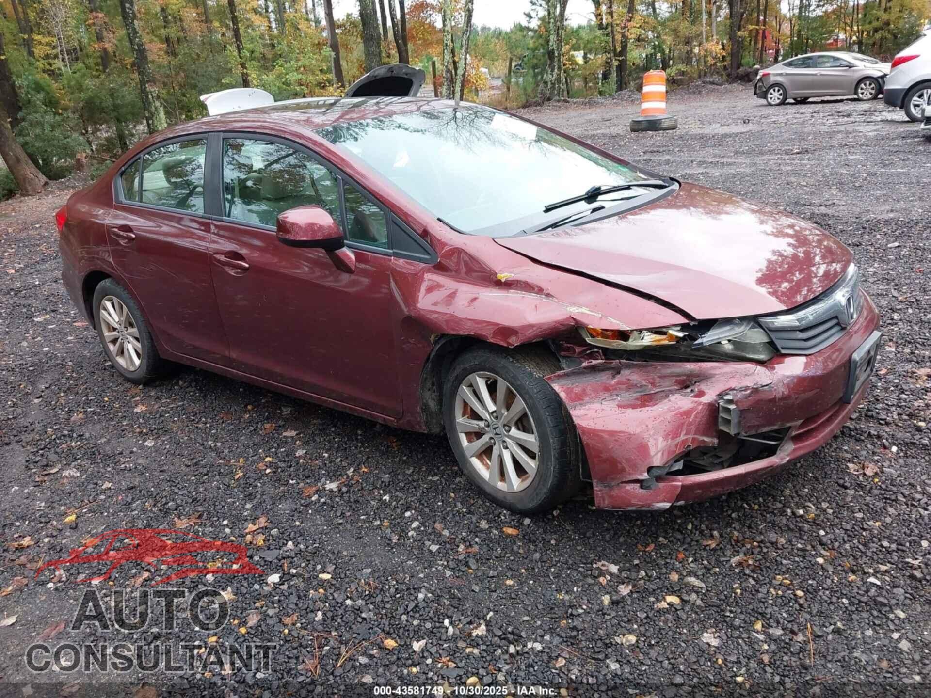 HONDA CIVIC 2012 - 2HGFB2F81CH509139