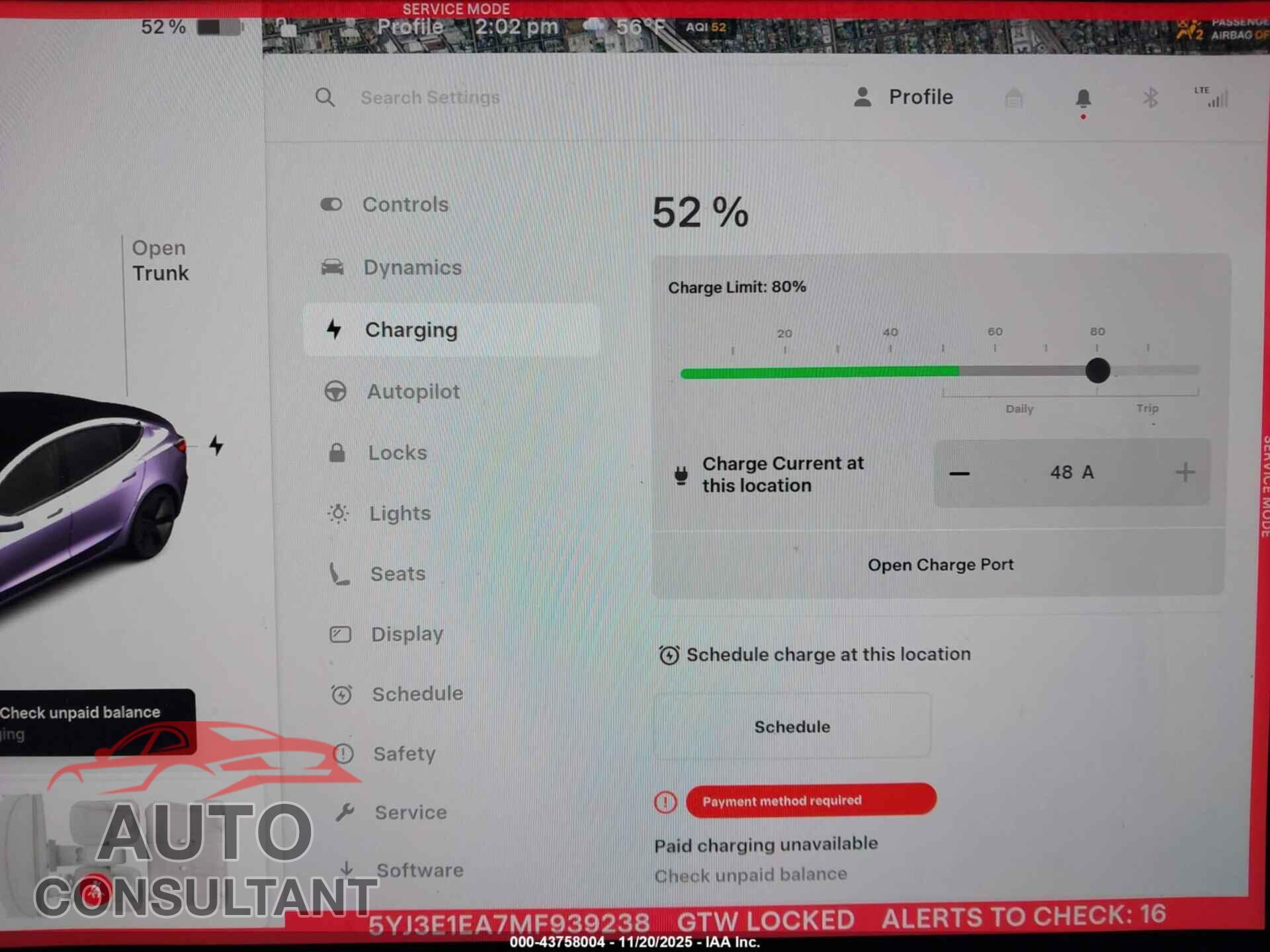 TESLA MODEL 3 2021 - 5YJ3E1EA7MF939238