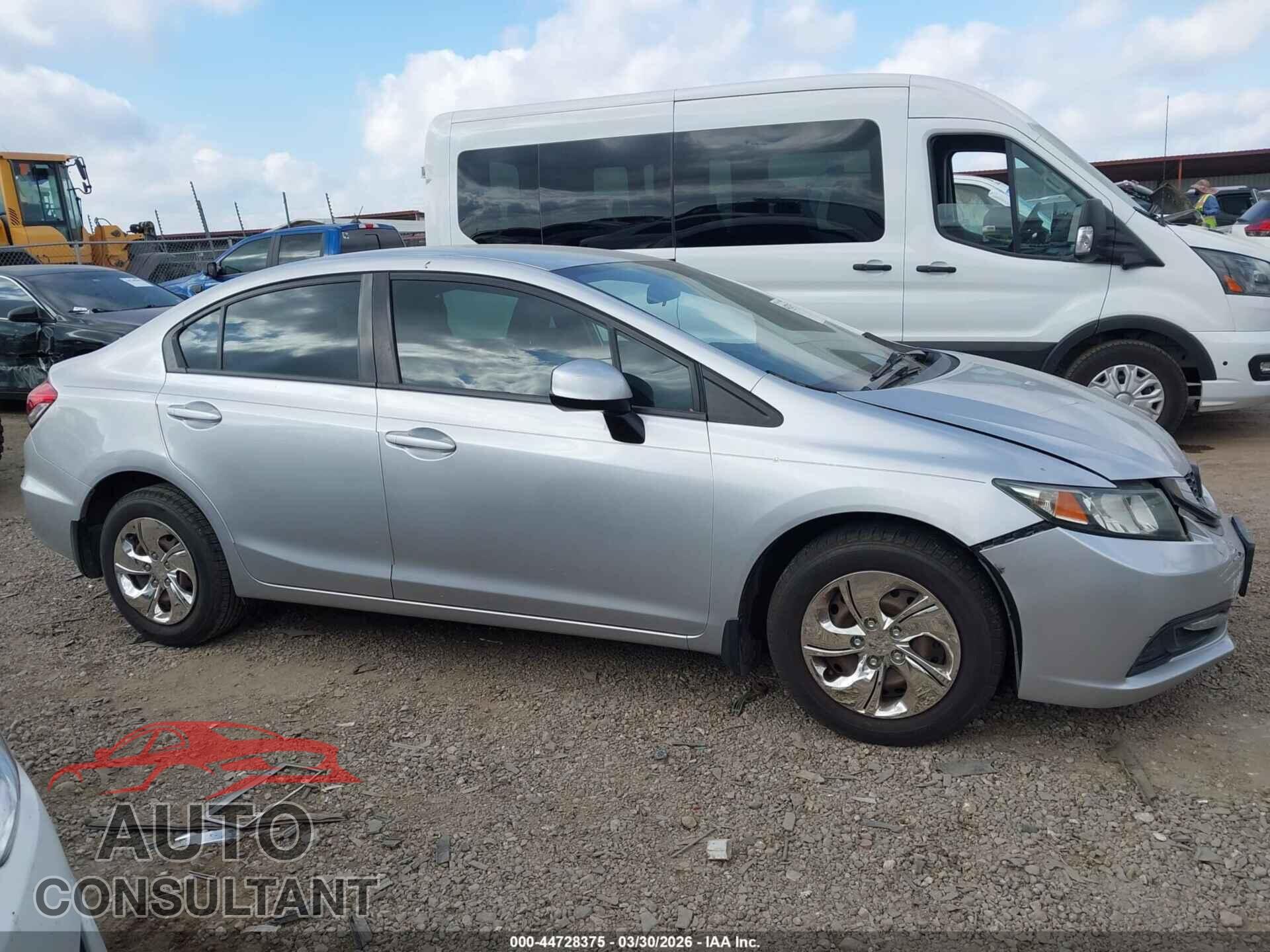 HONDA CIVIC 2013 - 19XFB2F54DE018453
