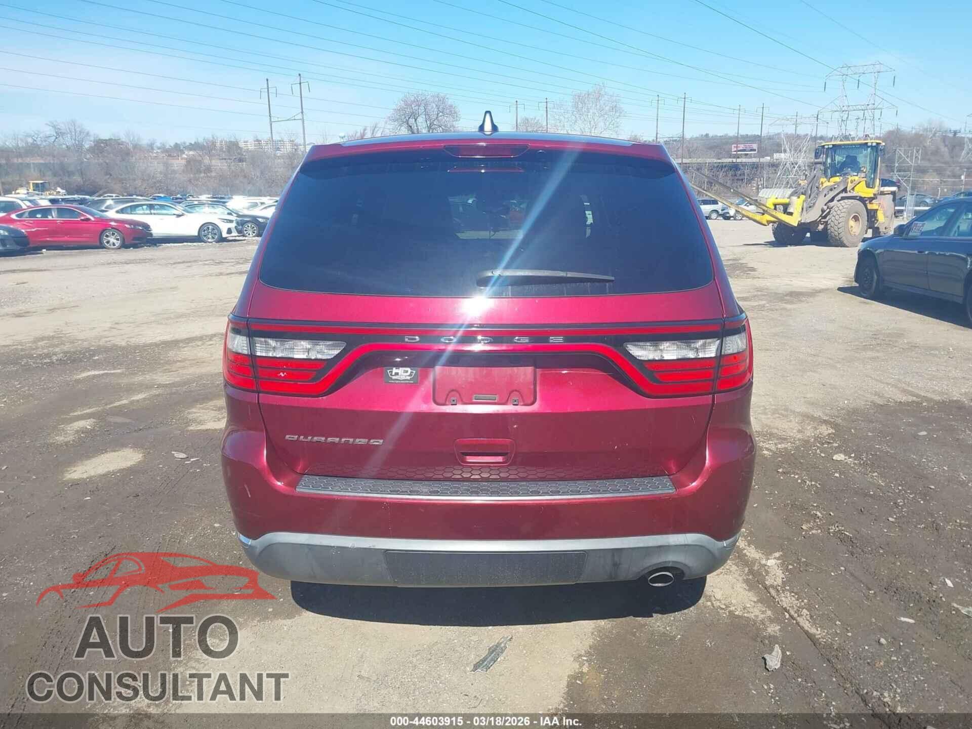 DODGE DURANGO 2019 - 1C4RDHAG2KC604334