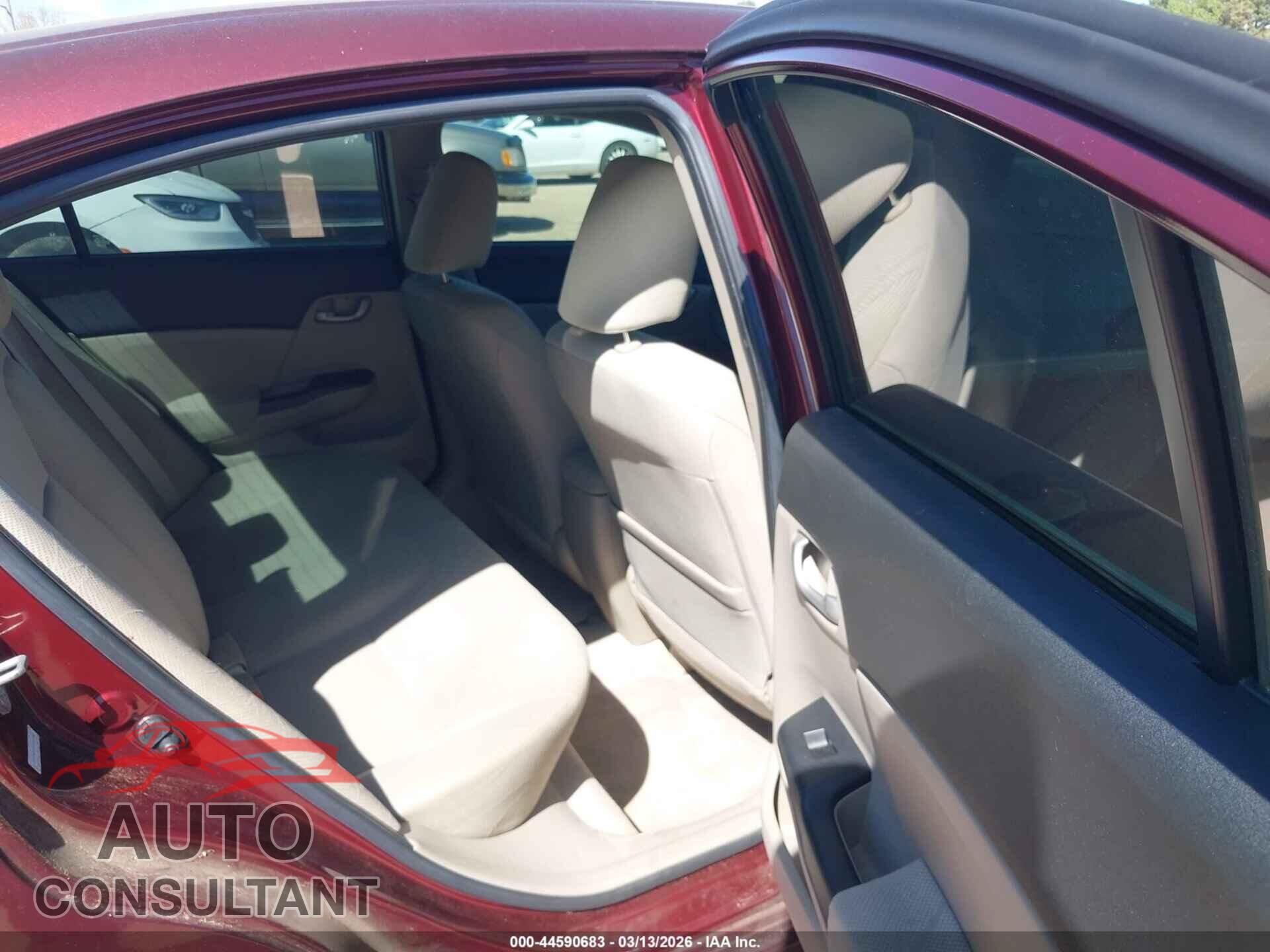 HONDA CIVIC 2012 - JHMFB2F52CS001192